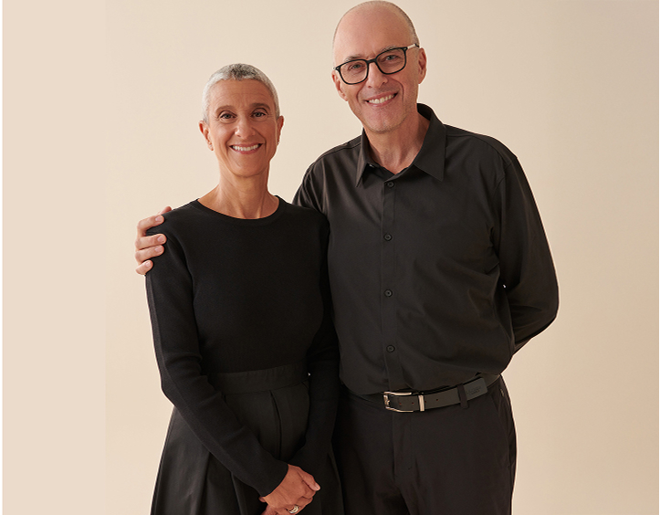 François Roberge and his wife smiling