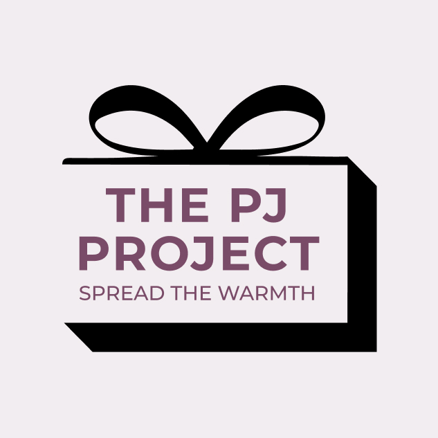 The PJ Project logo with black ribbon and the slogan “Spread the Warmth”