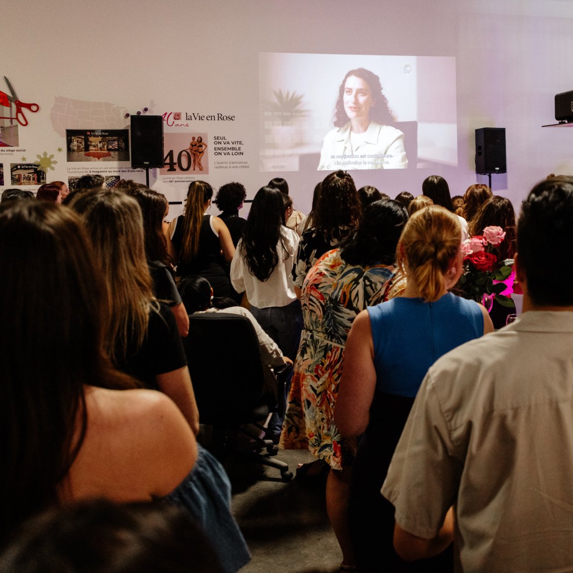 Photos from our summer swimwear event highlighting featured activities, themed decor, and event setup