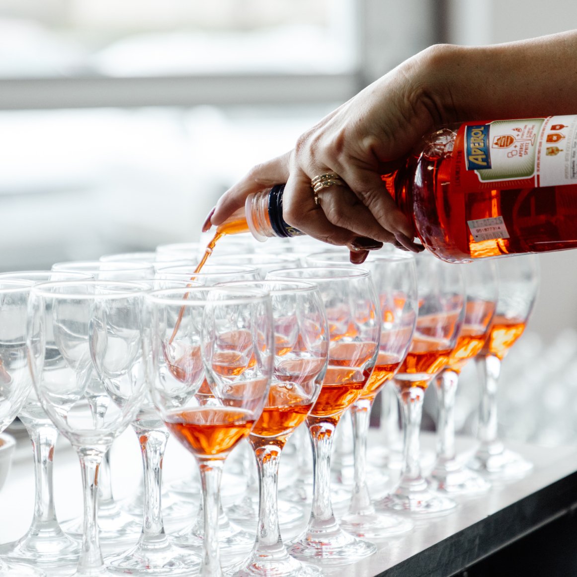 Photos from our summer swimwear event highlighting featured activities, themed decor, and event setup