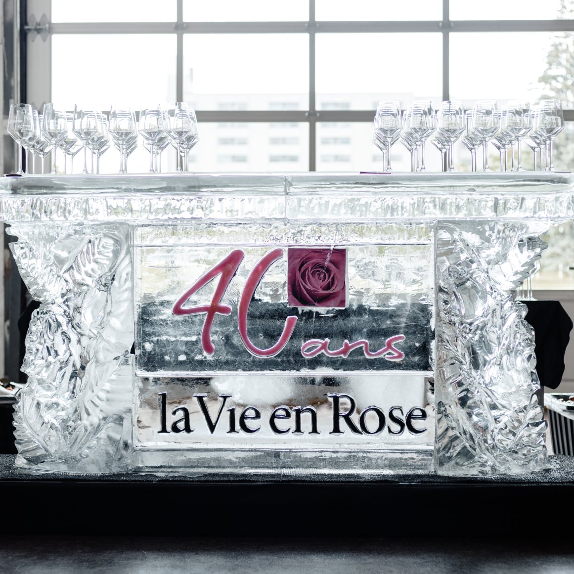 Photos from our summer swimwear event highlighting featured activities, themed decor, and event setup