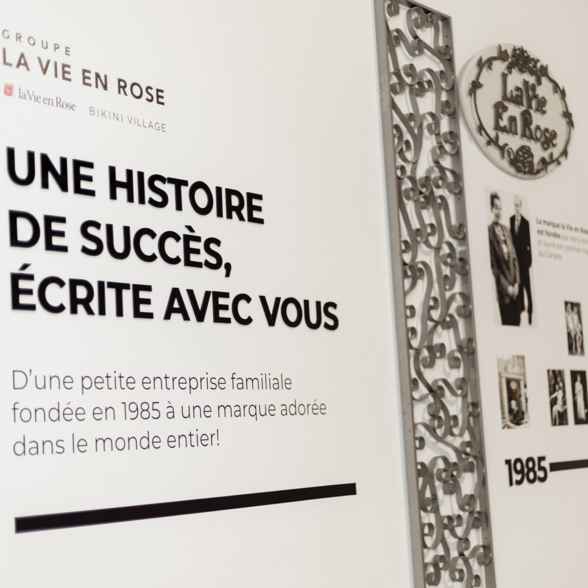 Photos from our summer swimwear event highlighting featured activities, themed decor, and event setup