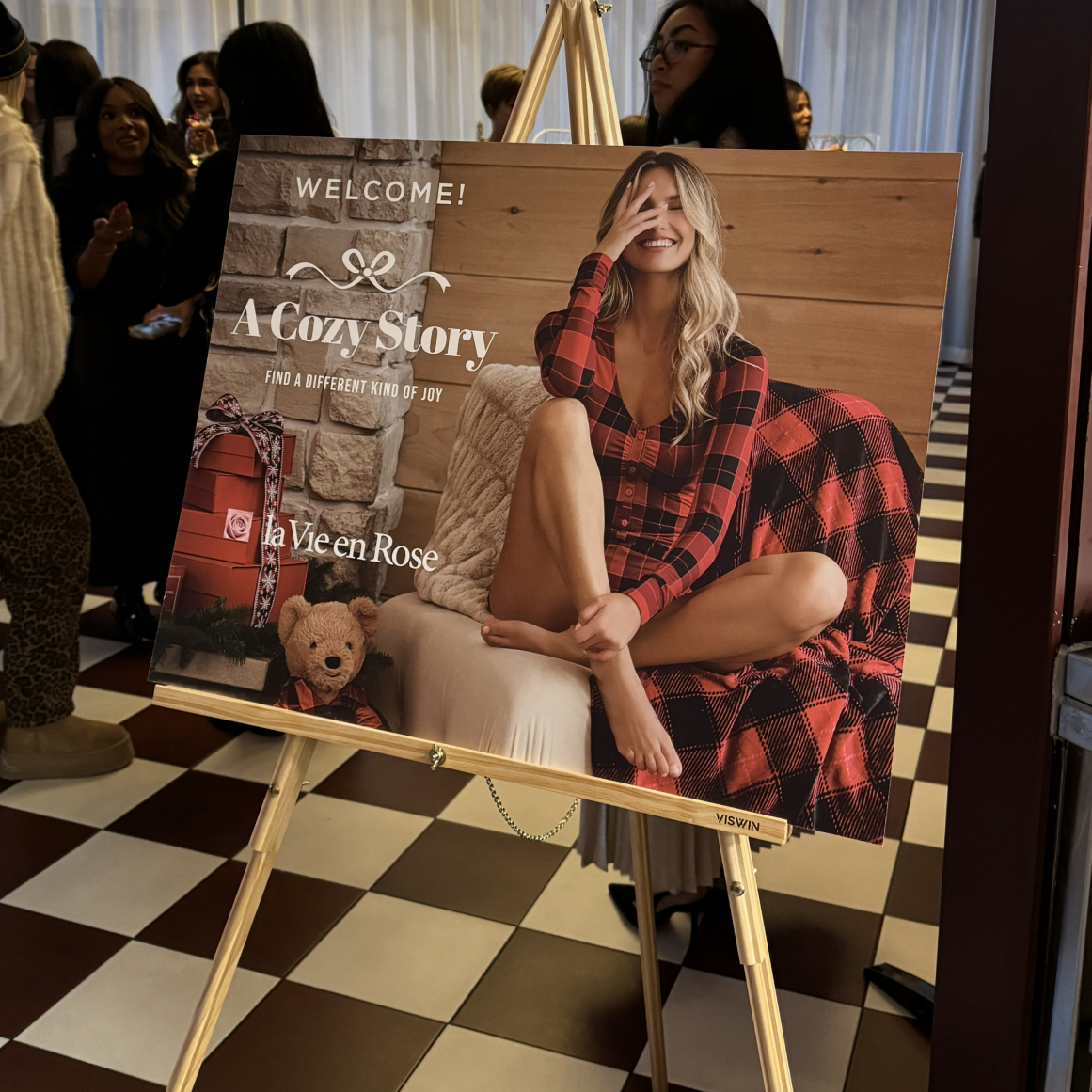 Photos from our summer swimwear event highlighting featured activities, themed decor, and event setup