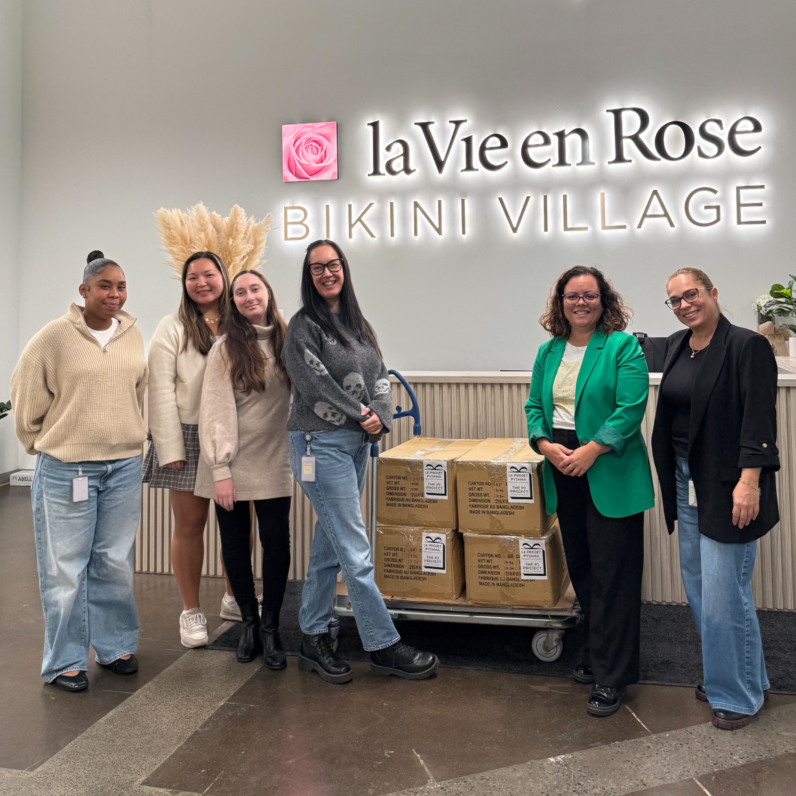 Set of photos taken during the Pajama Project