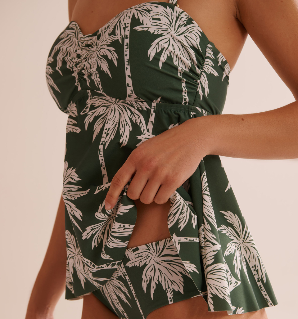 Top to Bottom Elegance Tankini Versatility