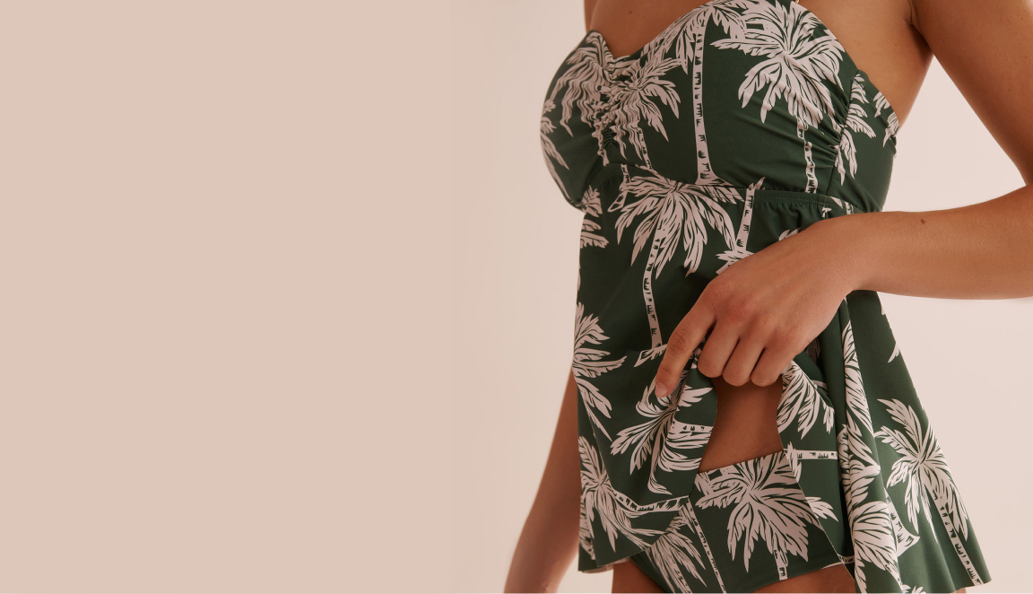 Top to Bottom Elegance Tankini Versatility