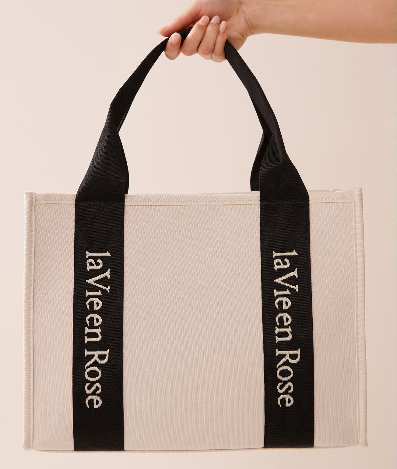 Sac fourre-tout noir la Vie en Rose