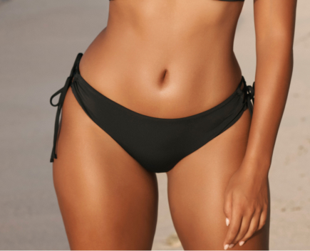 Bas de maillot brun textur&eacute;