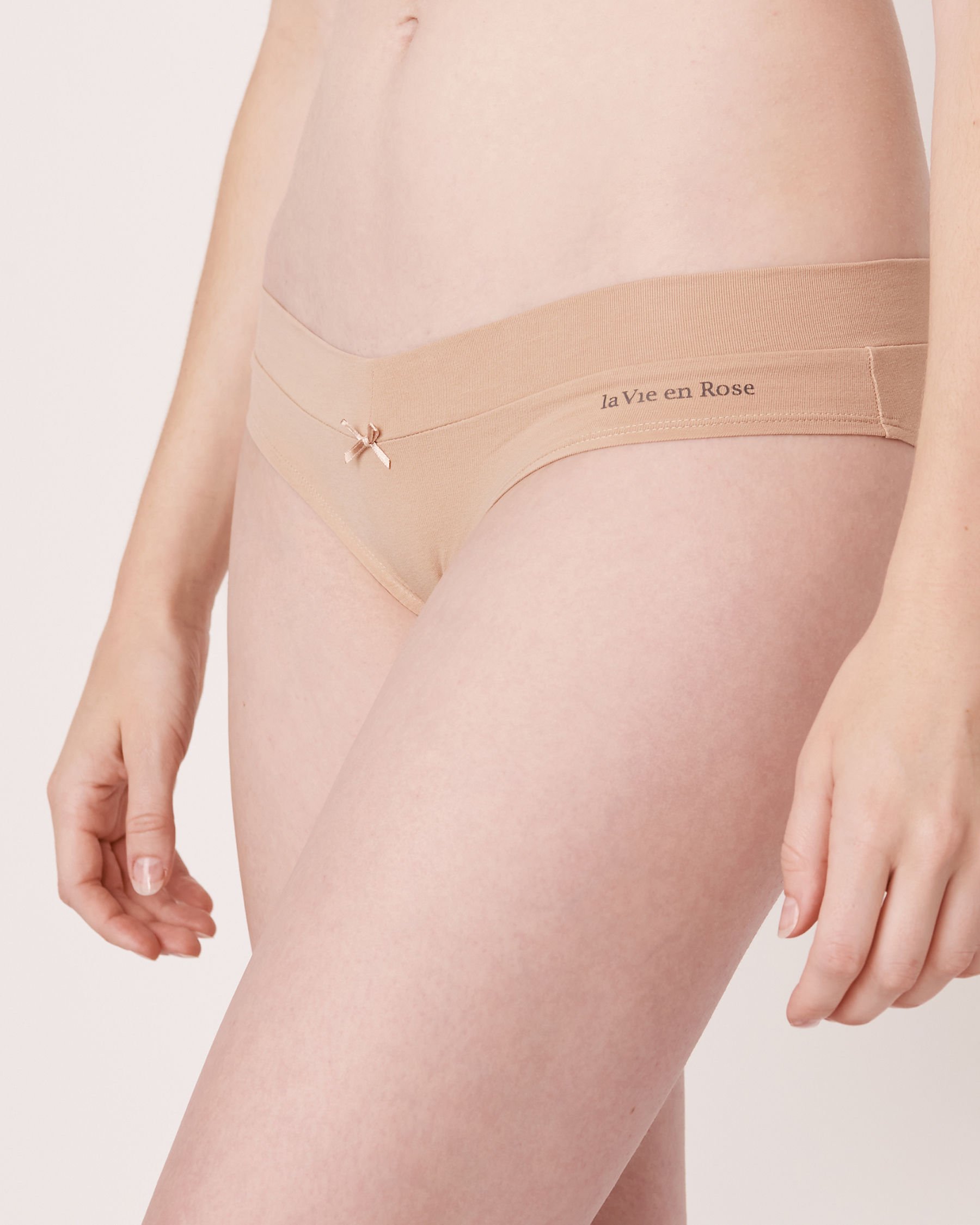 LA VIE EN ROSE Cotton Bikini Panty Latte 564-212-0-00 - View1