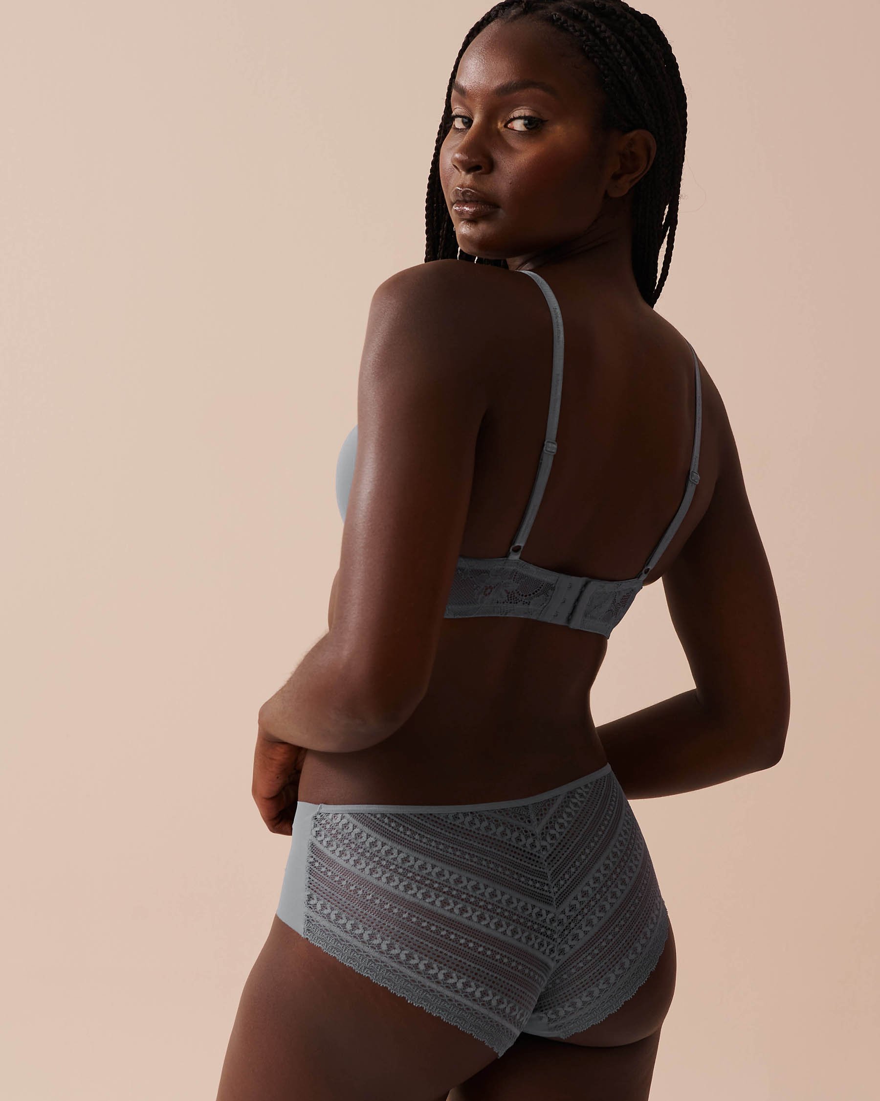 LA VIE EN ROSE Soutien-gorge doublure légère sans armatures Brume bleue 10200415 - View2