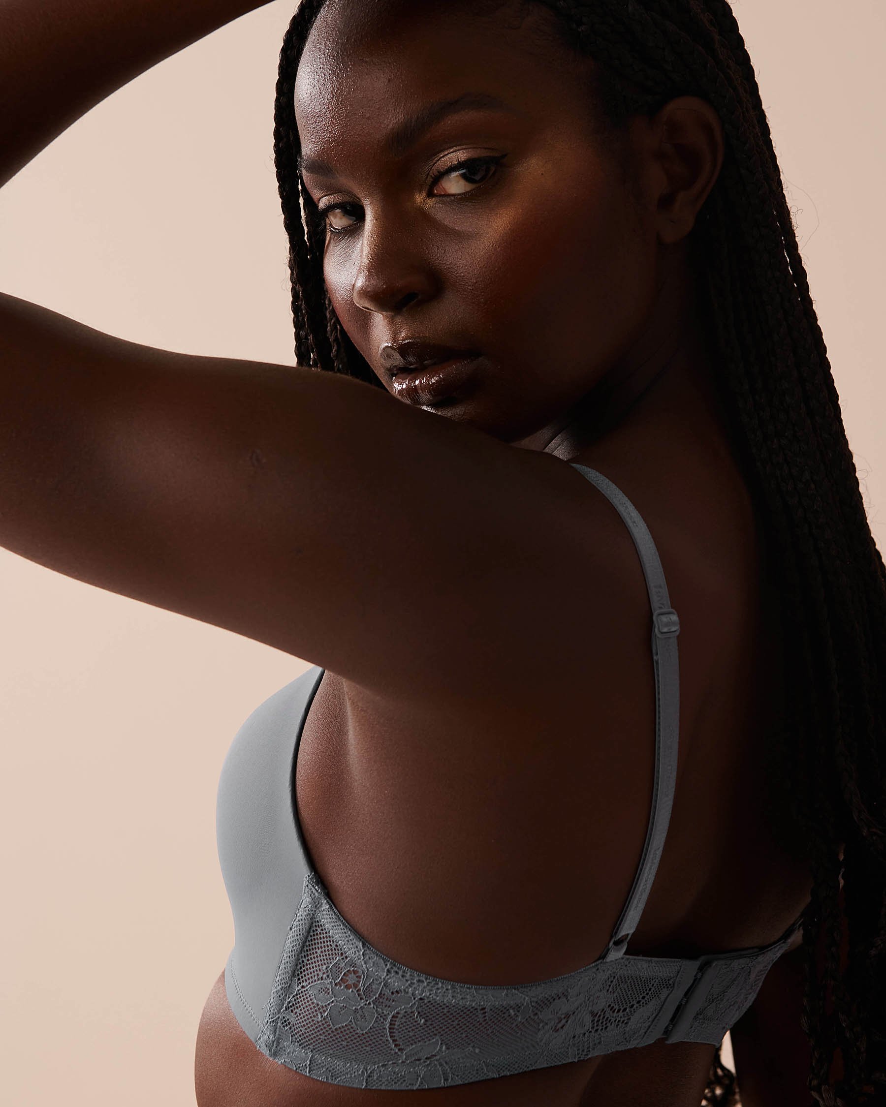 LA VIE EN ROSE Soutien-gorge doublure légère sans armatures Brume bleue 10200415 - View3