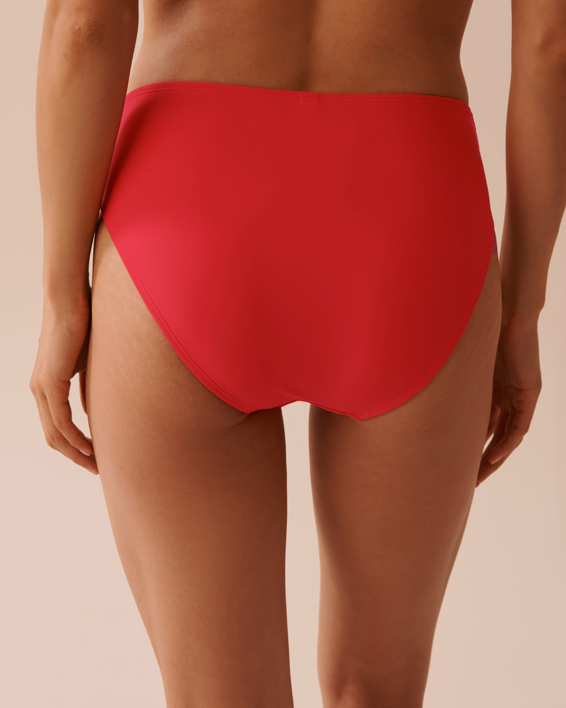 LA VIE EN ROSE AQUA HIBISCUS Mid Waist Bikini Bottom Hibiscus 70300619 - View2