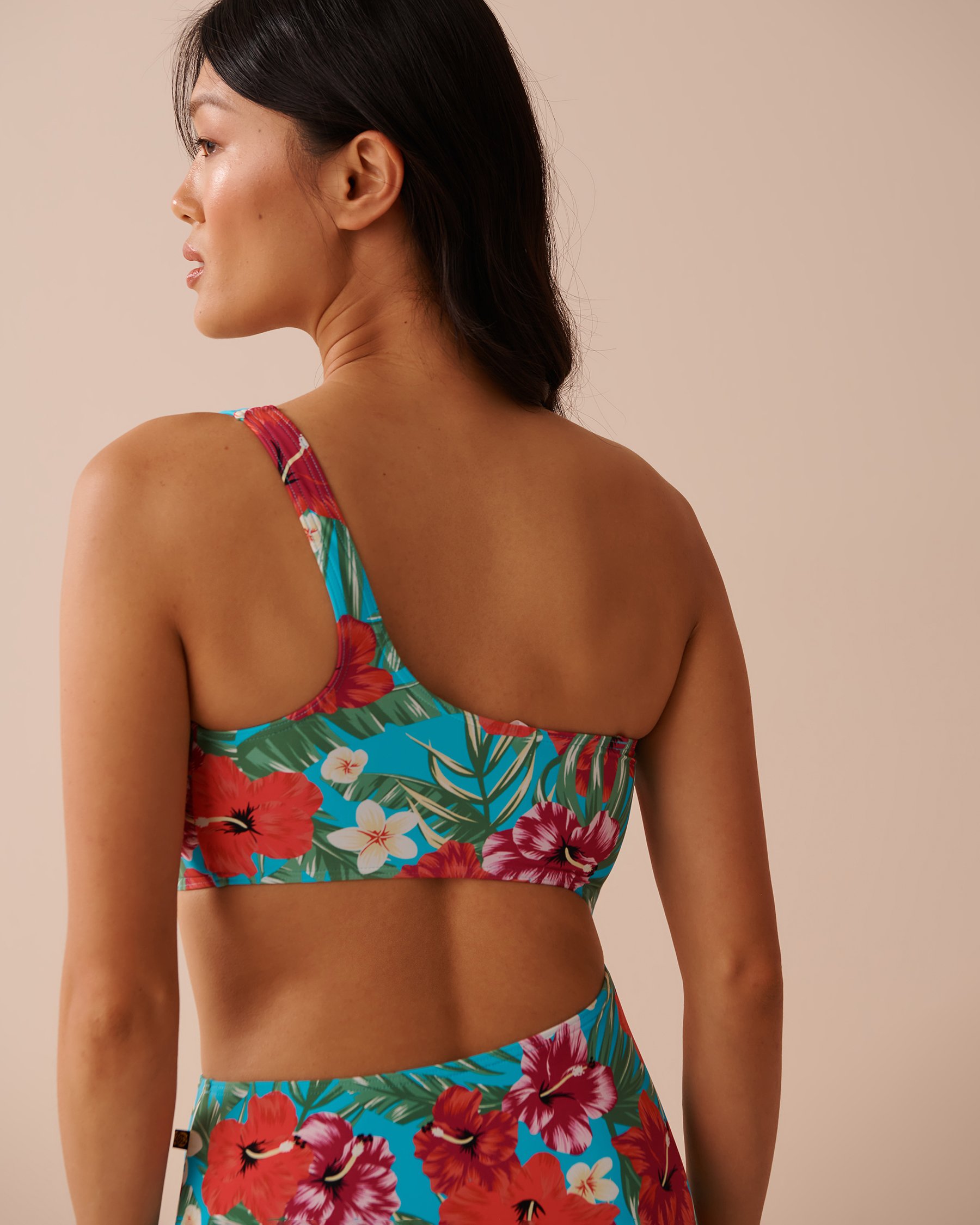 LA VIE EN ROSE AQUA Maillot une-pièce à épaule dénudée et découpes HAWAII Hawaï 70400144 - Voir5