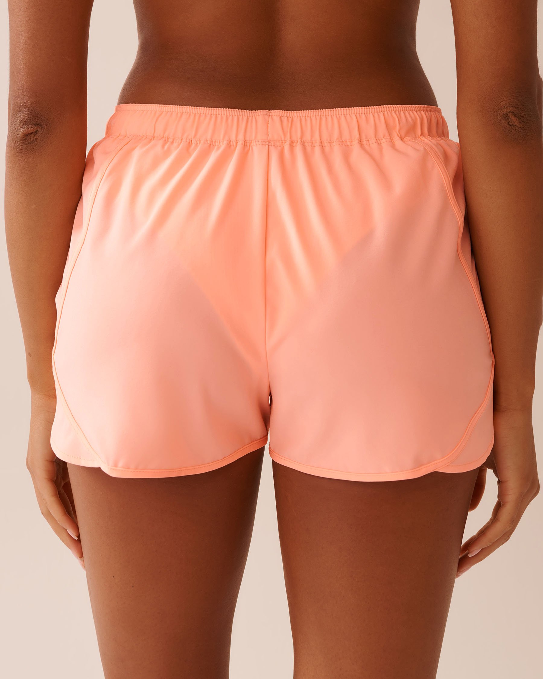 LA VIE EN ROSE AQUA Recycled Fiberts Shorts Coral Pink 80200075 - View4