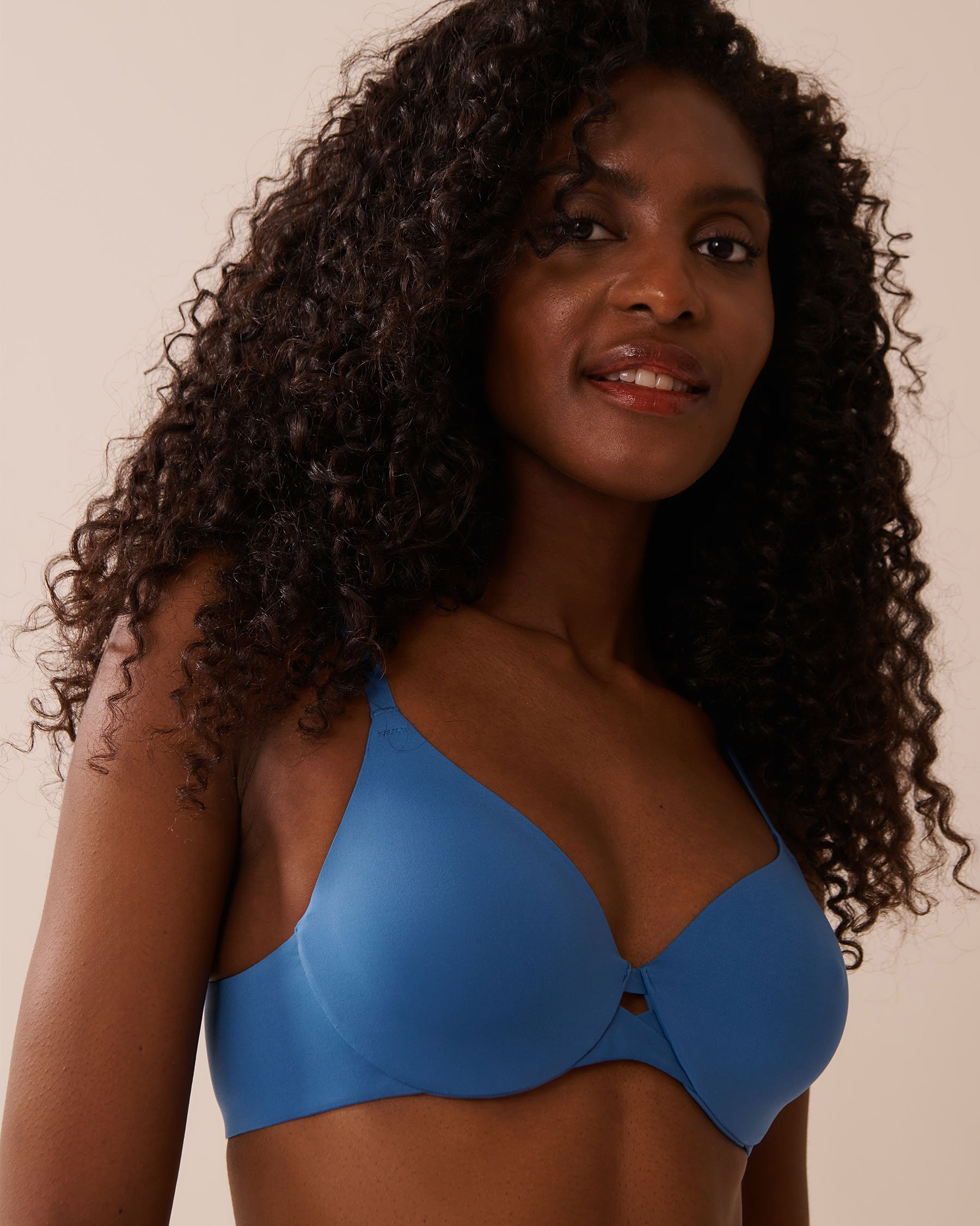 LA VIE EN ROSE Unlined Cushioned Wire Bra Royal Blue 10100183 - View1