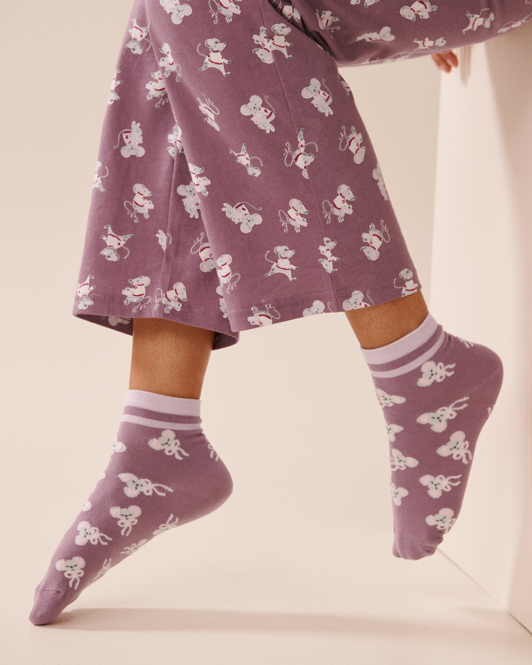 LA VIE EN ROSE 3-Pack Printed Socks Assorted 40700413 - View1