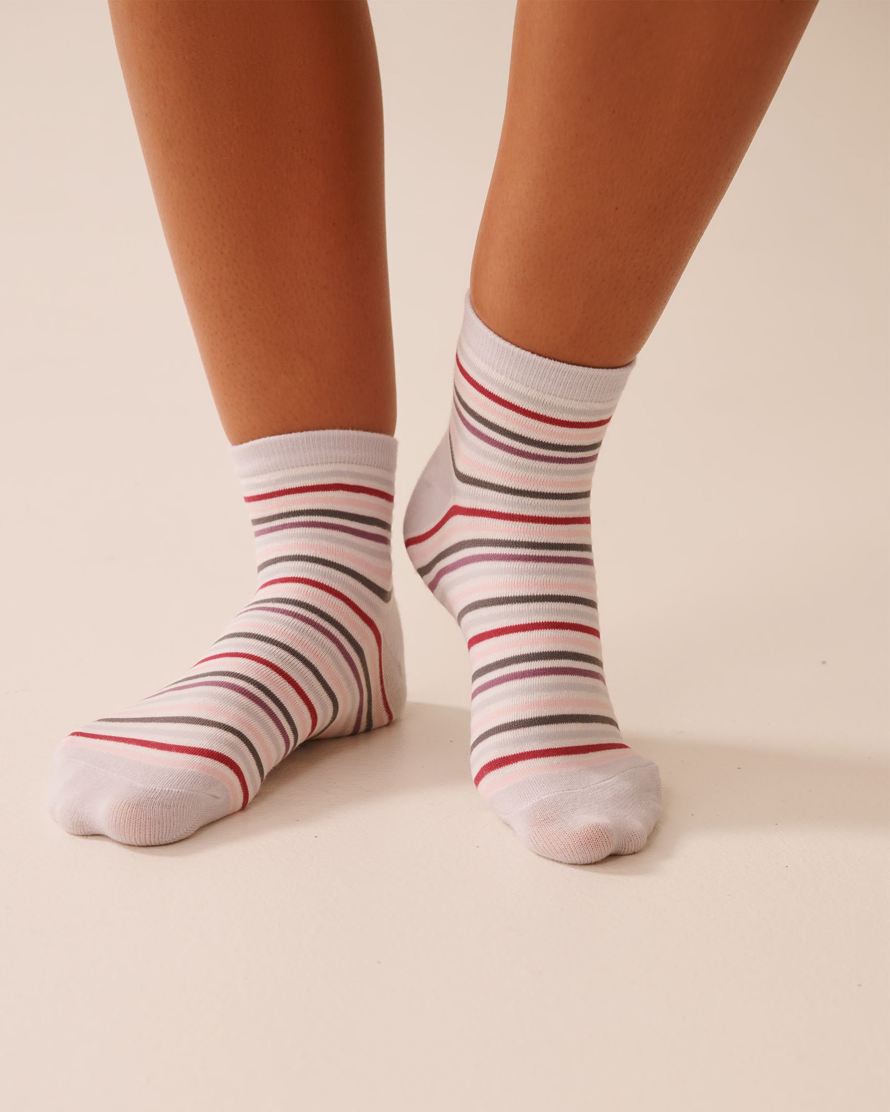 LA VIE EN ROSE 3-Pack Printed Socks Assorted 40700413 - View3