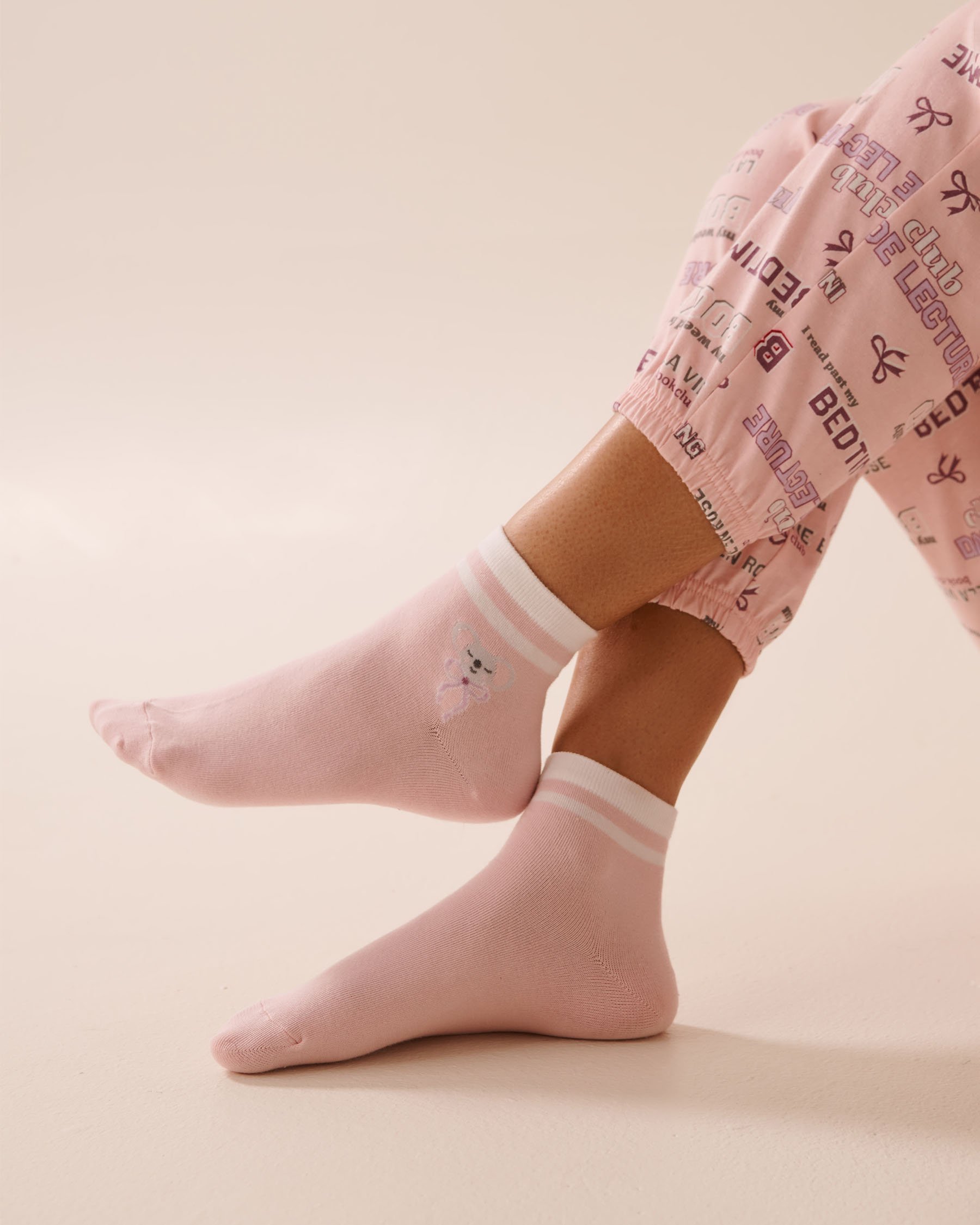 LA VIE EN ROSE 3-Pack Printed Socks Assorted 40700413 - View5