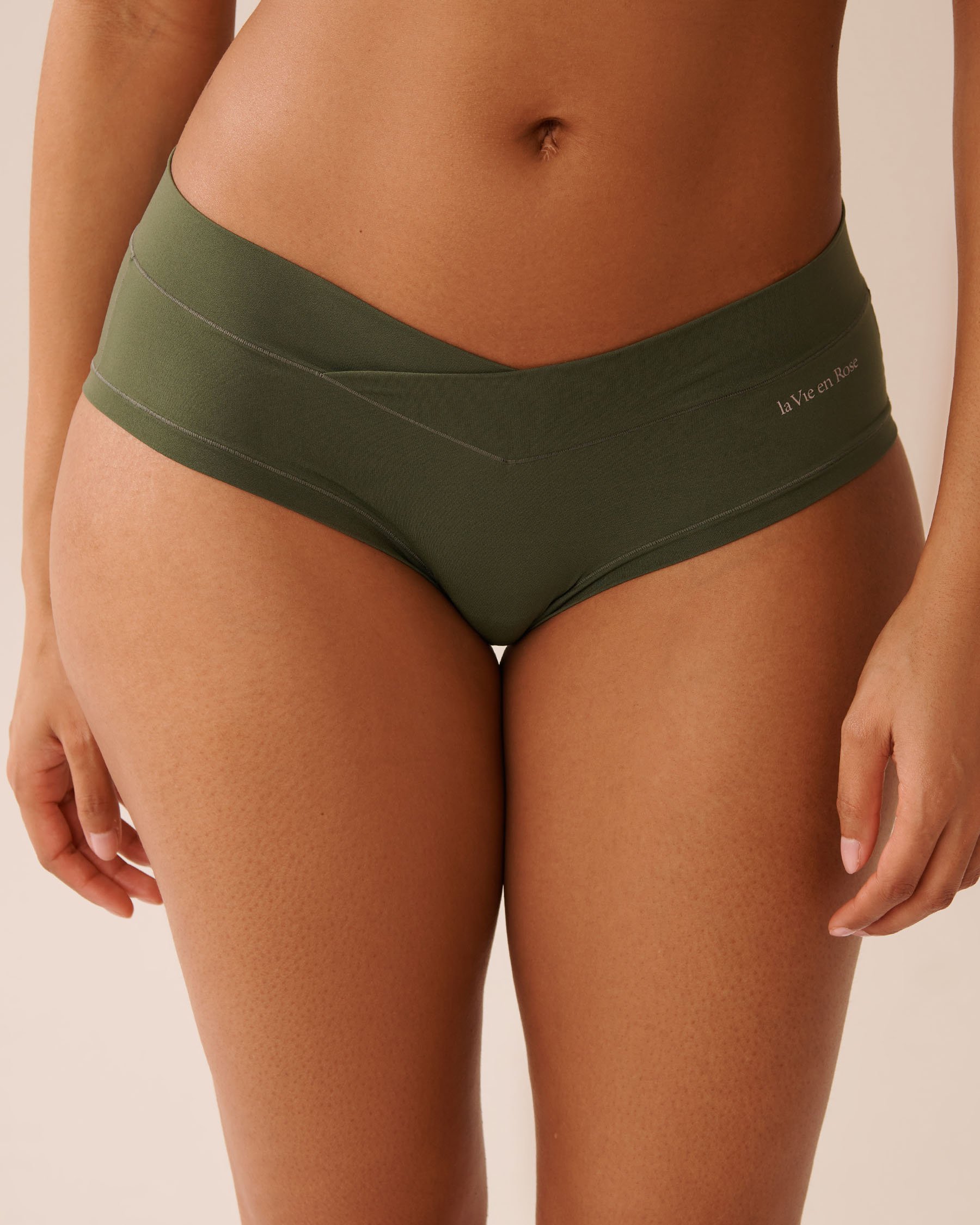 LA VIE EN ROSE Perfect Fit Hiphugger Panty Olive Green 20200673 - View1