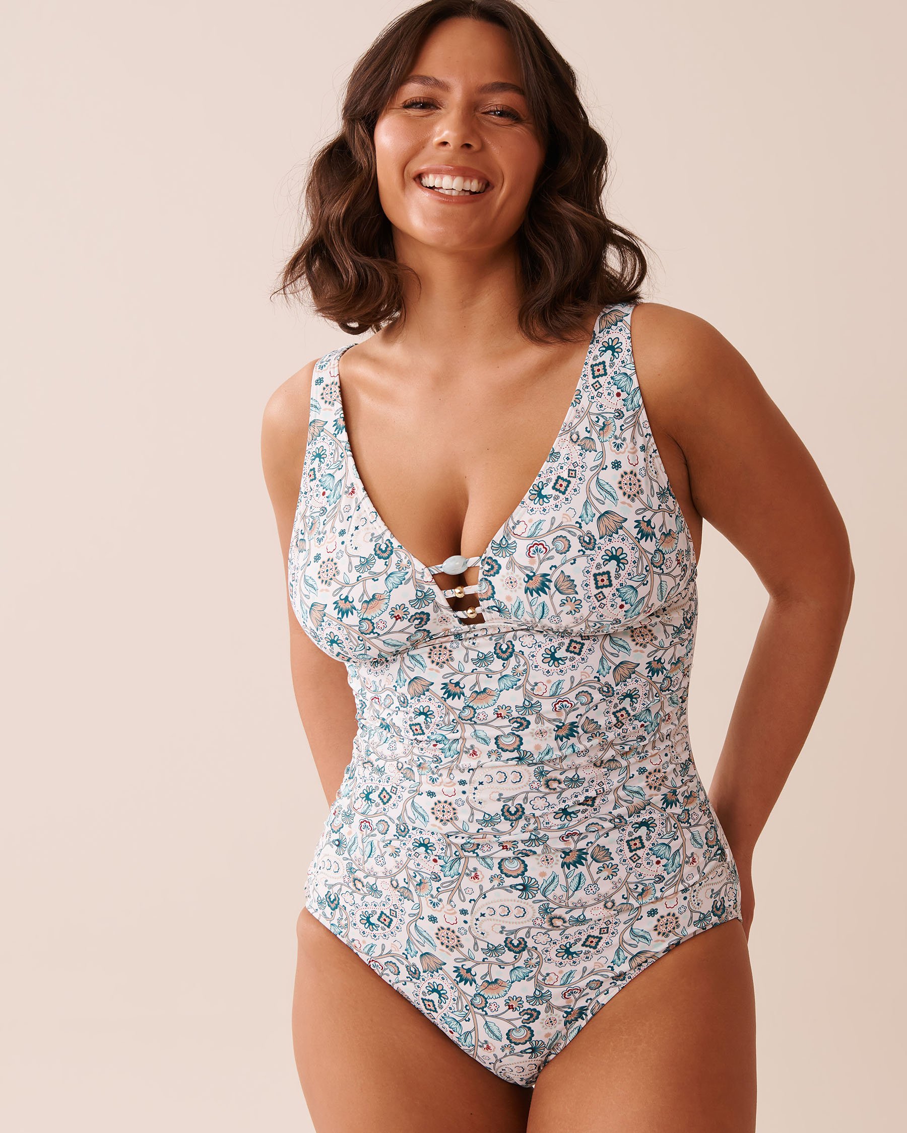 LA VIE EN ROSE AQUA ENCHANTED FLORA One-piece Swimsuit Enchanted Flora 70400176 - View6