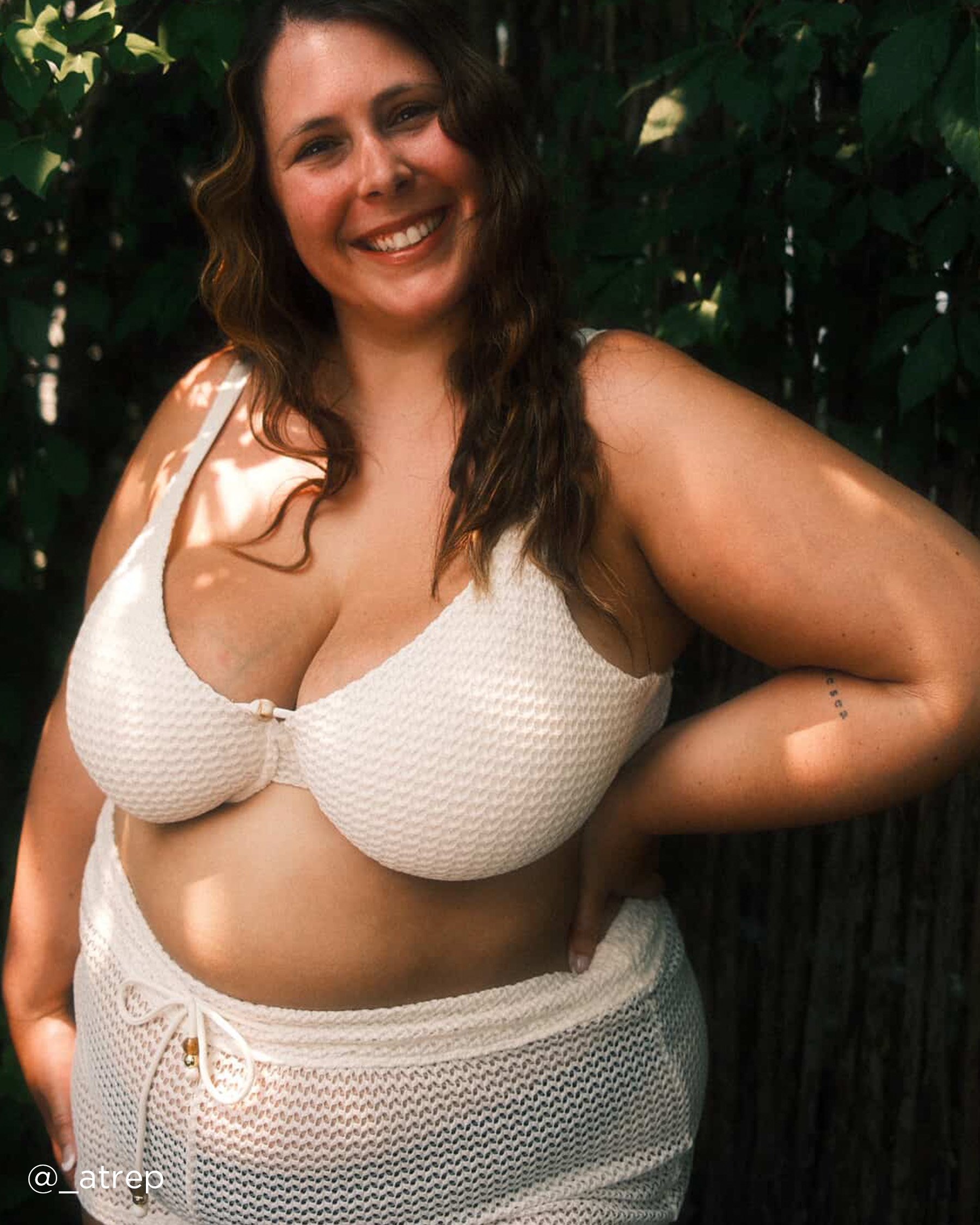 LA VIE EN ROSE AQUA Crochet Skirt Coconut Milk 80200069 - View12