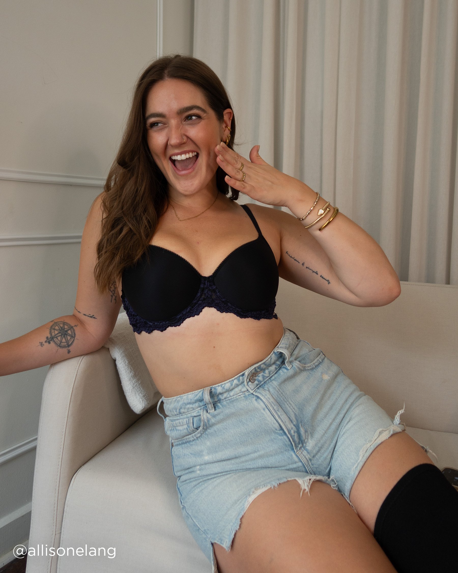 LA VIE EN ROSE Lightly Lined Contour Bra Black 10200534 - View11