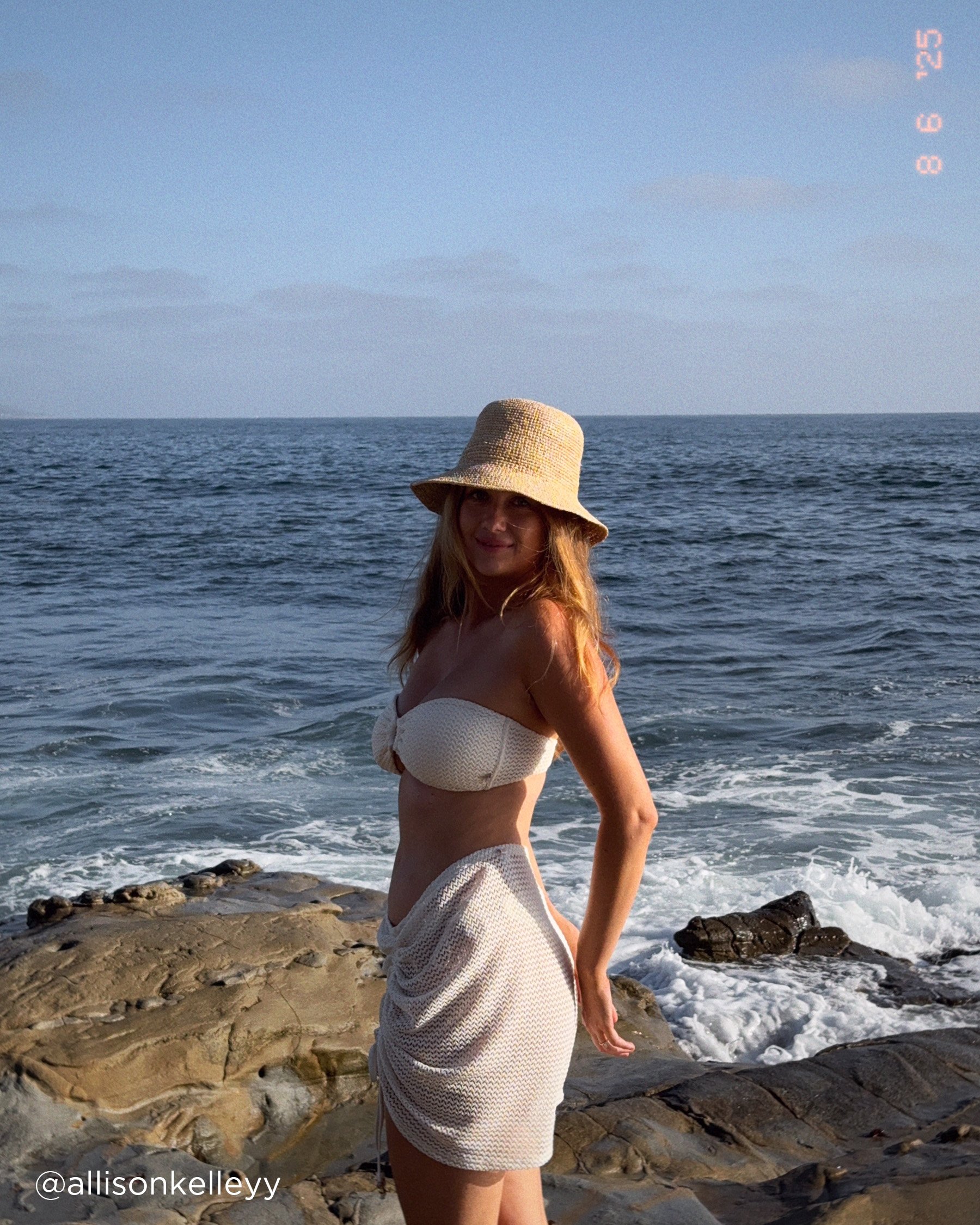 LA VIE EN ROSE AQUA Crochet Skirt Coconut Milk 80200069 - View13