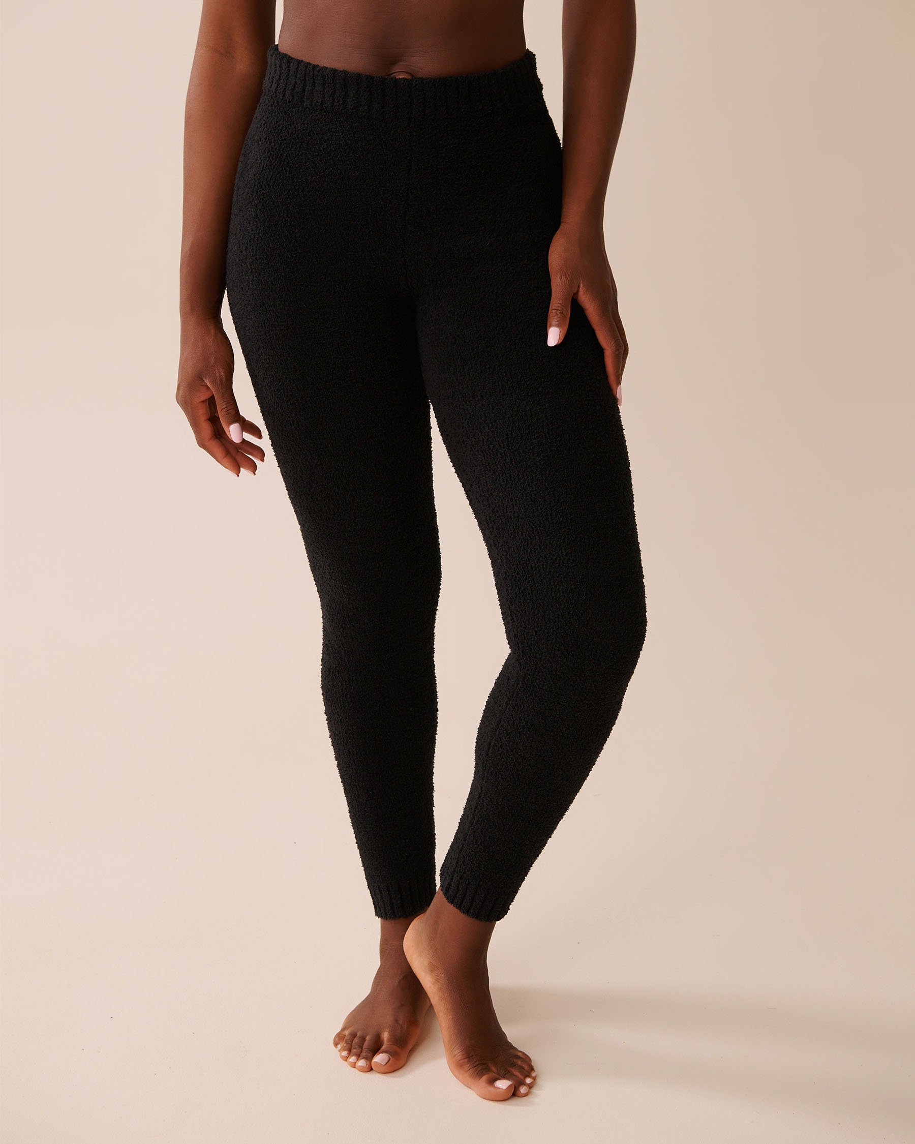 LA VIE EN ROSE Chenille Leggings Black 50200102 - View1