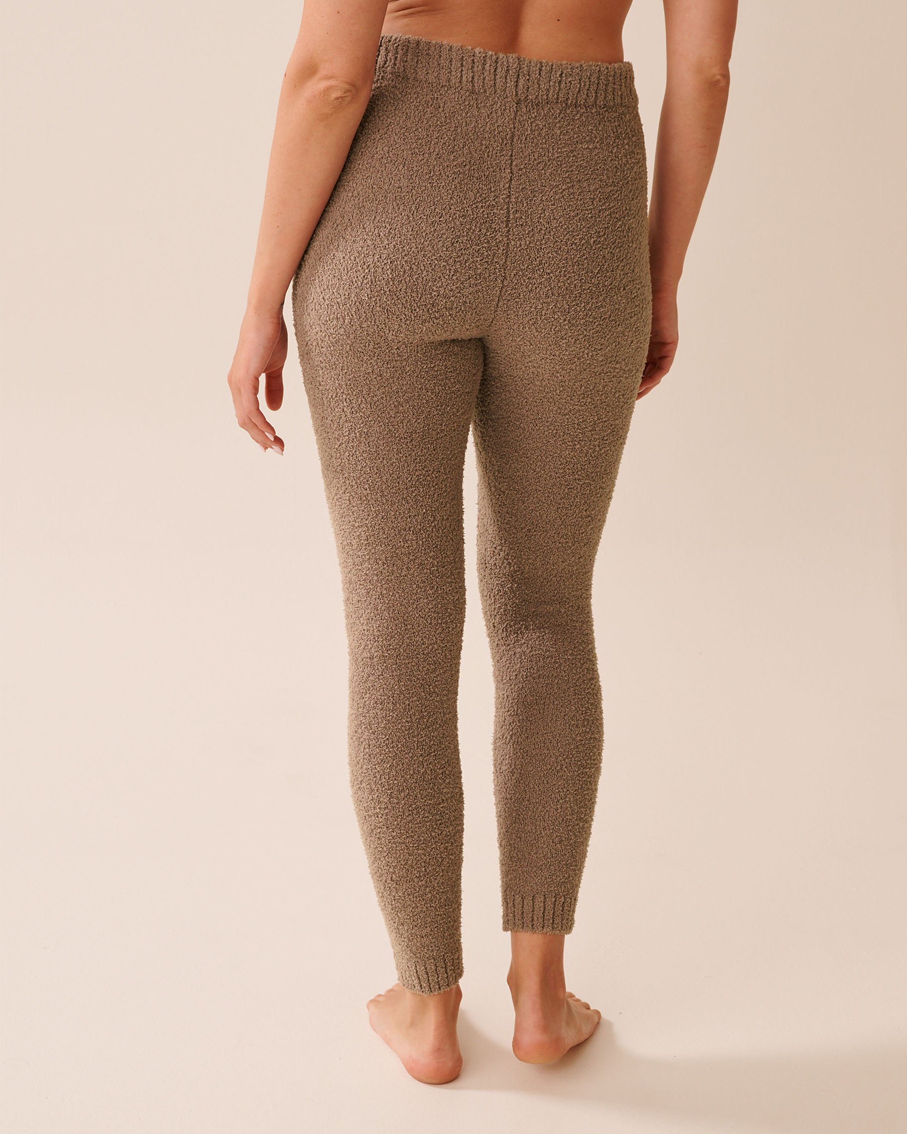 LA VIE EN ROSE Chenille Leggings Brown 50200102 - View2