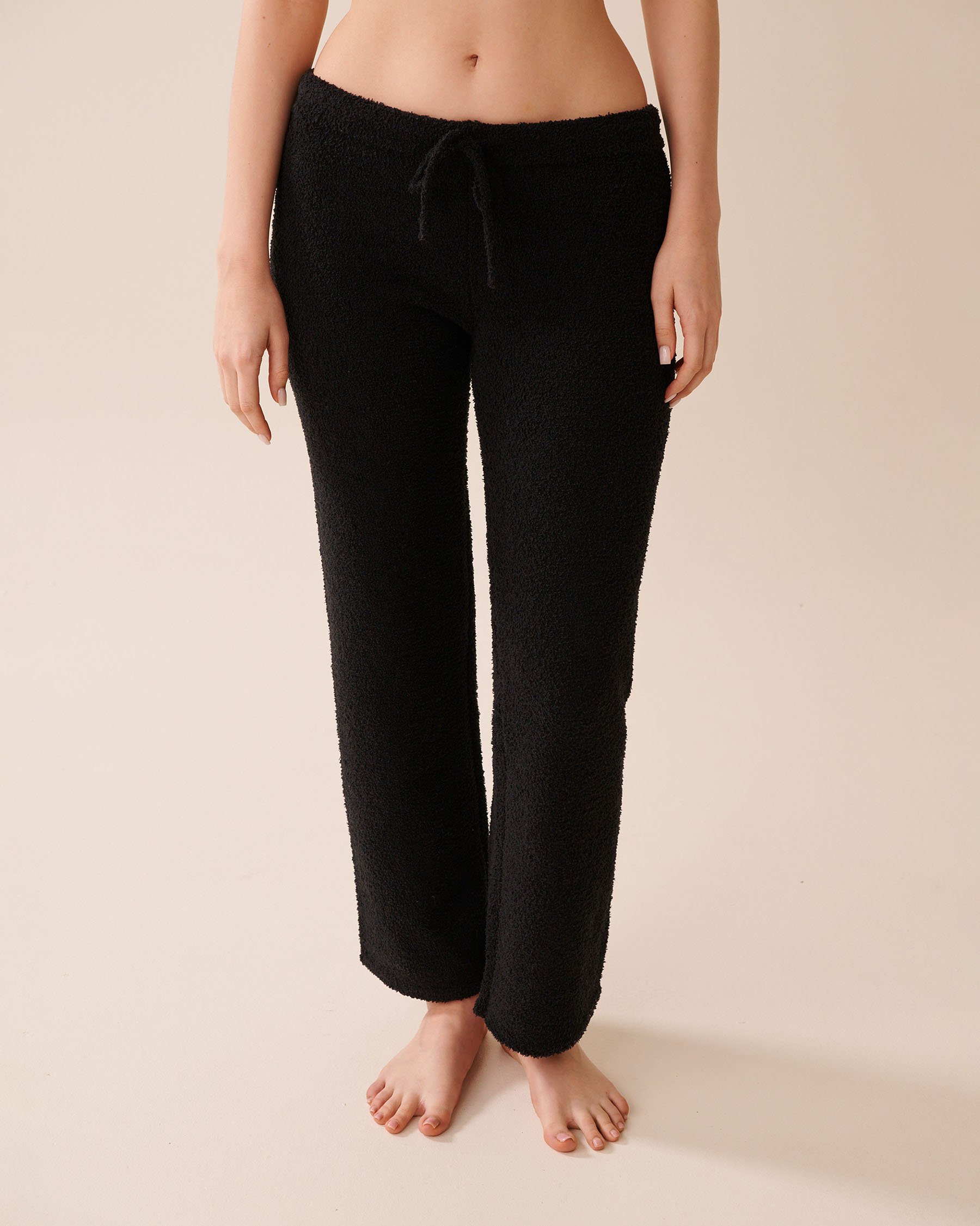 LA VIE EN ROSE Chenille Pants Black 50200103 - View1