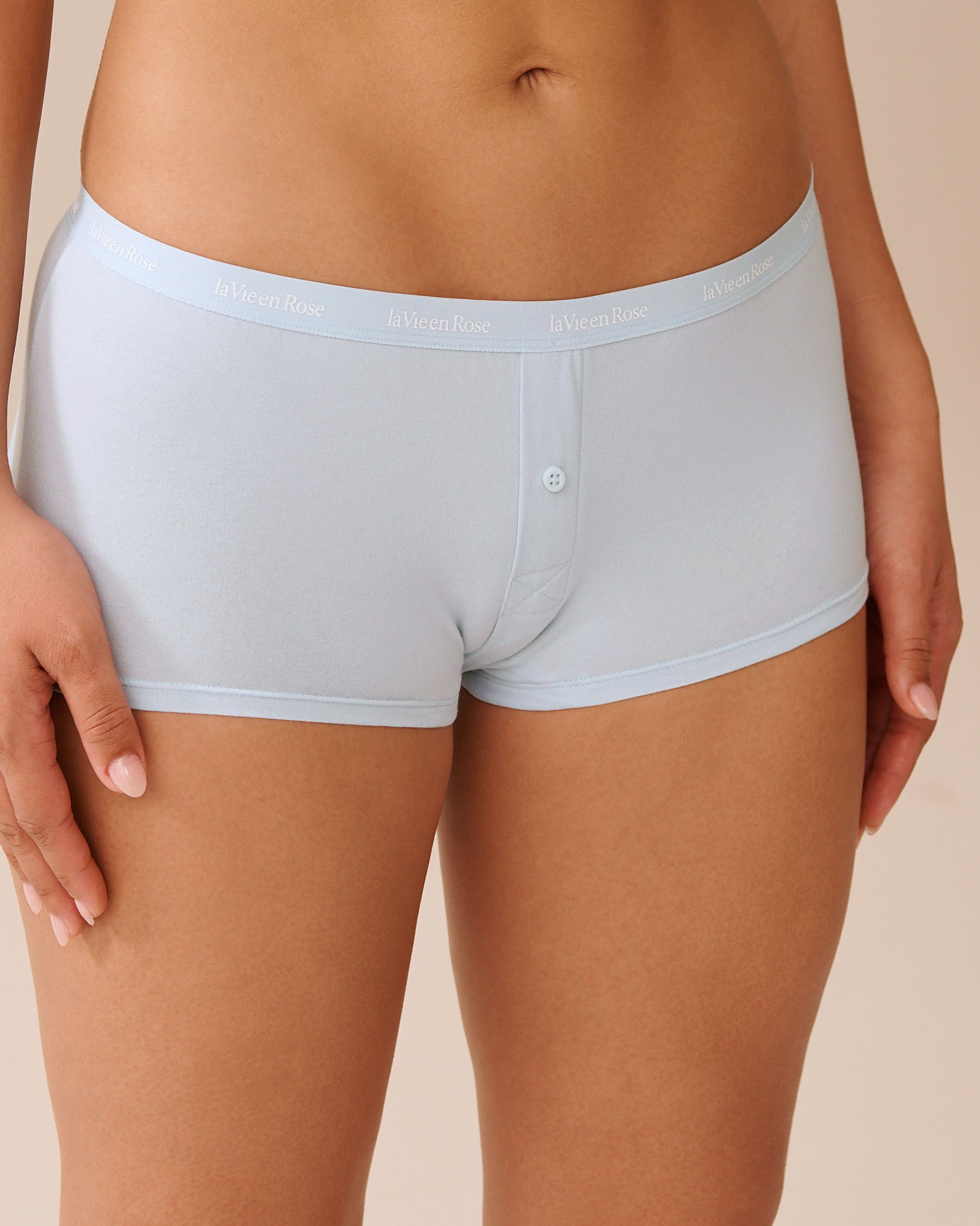 LA VIE EN ROSE Cotton Boyleg Panty Baby Blue 20100644 - View1