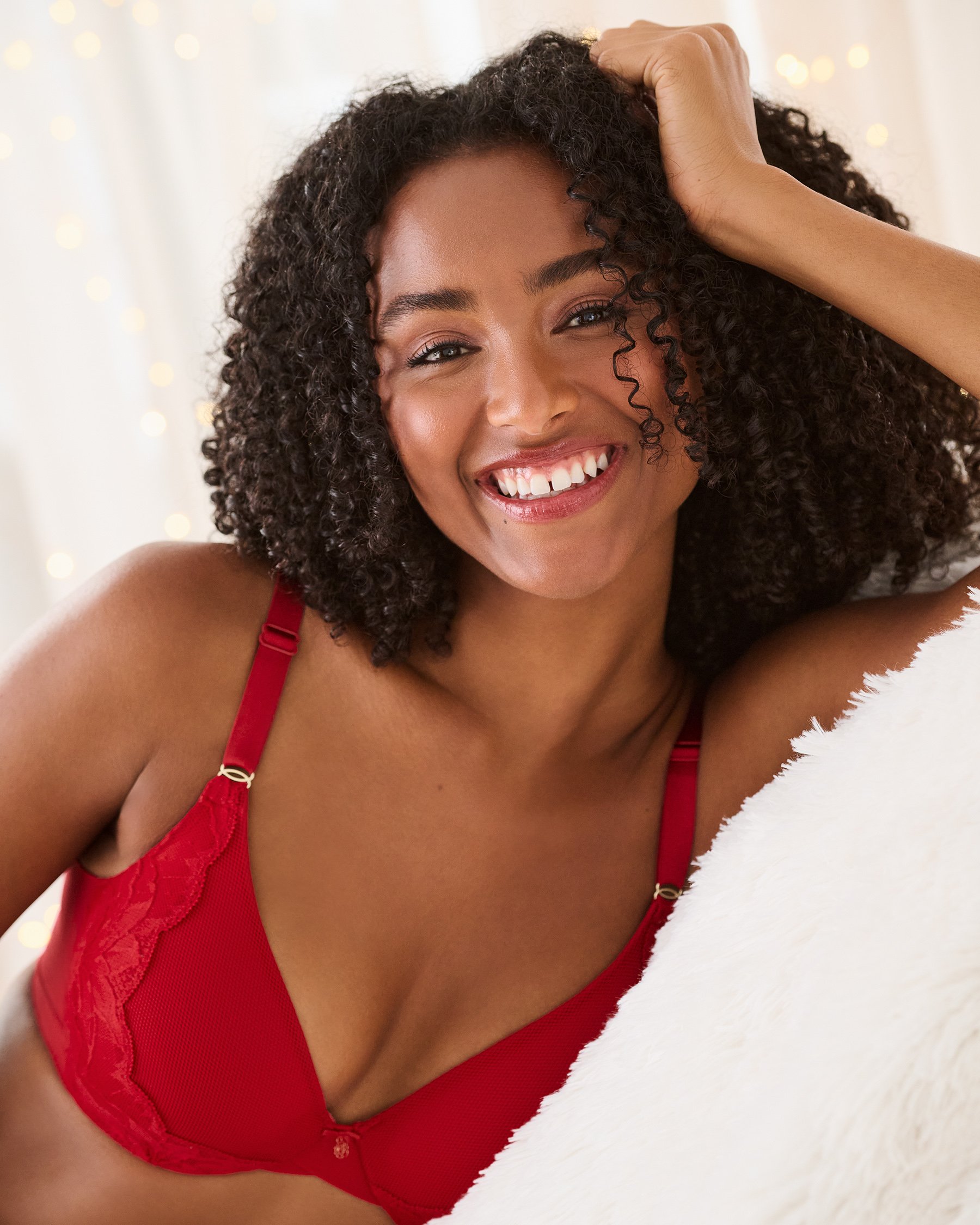 LA VIE EN ROSE Soutien-gorge doublure légère dos lisse Rouge joyeux 10200547 - View1