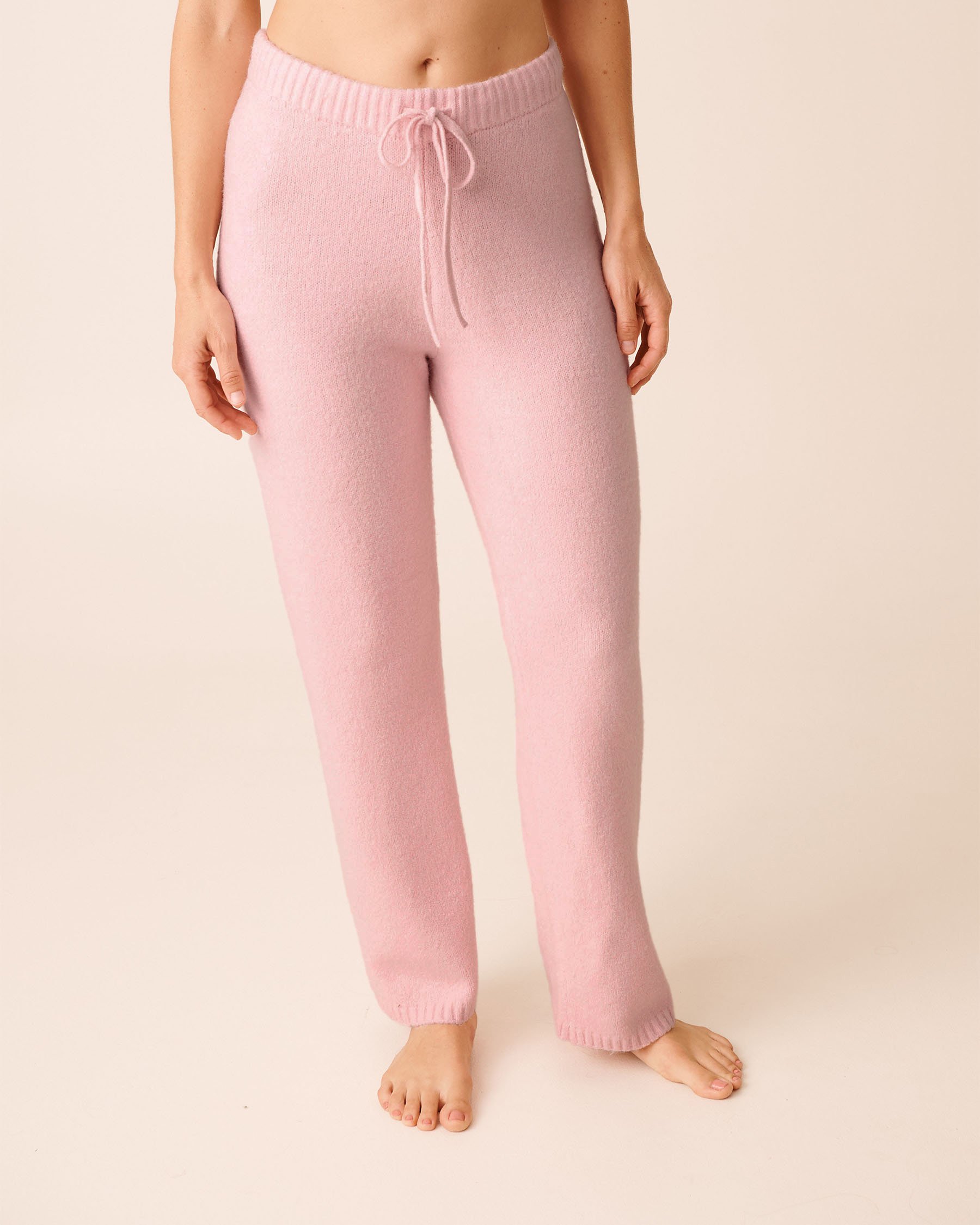 LA VIE EN ROSE Knit Pants Light Pink 50200106 - View1
