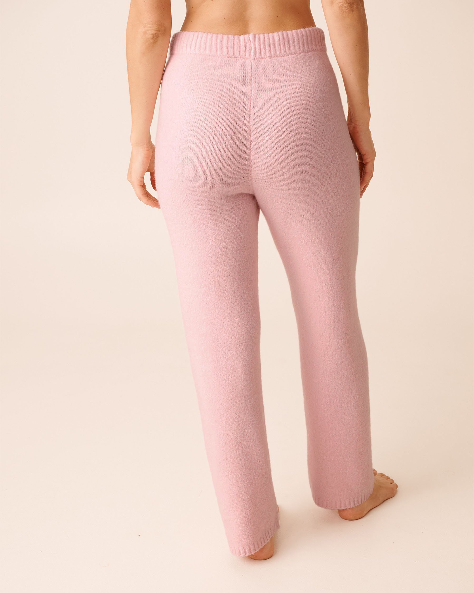 LA VIE EN ROSE Knit Pants Light Pink 50200106 - View2