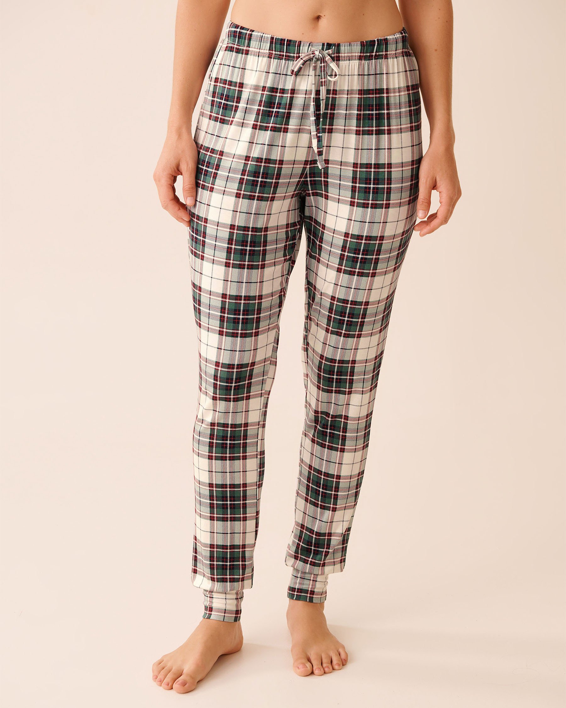 LA VIE EN ROSE Dog Print Long Sleeve PJ Set Green/Dogs 40400088 - View5