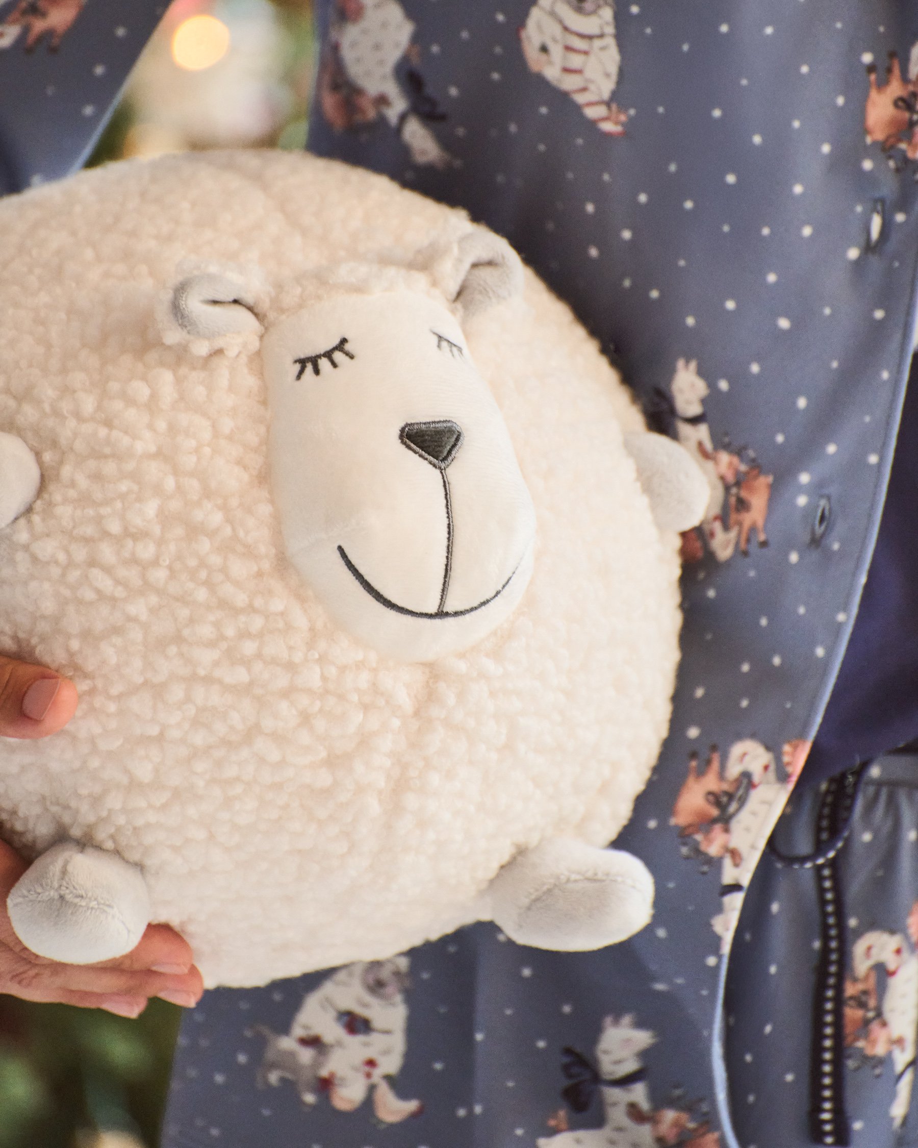 LA VIE EN ROSE Stuffed Sheep Snow White 40700434 - View1