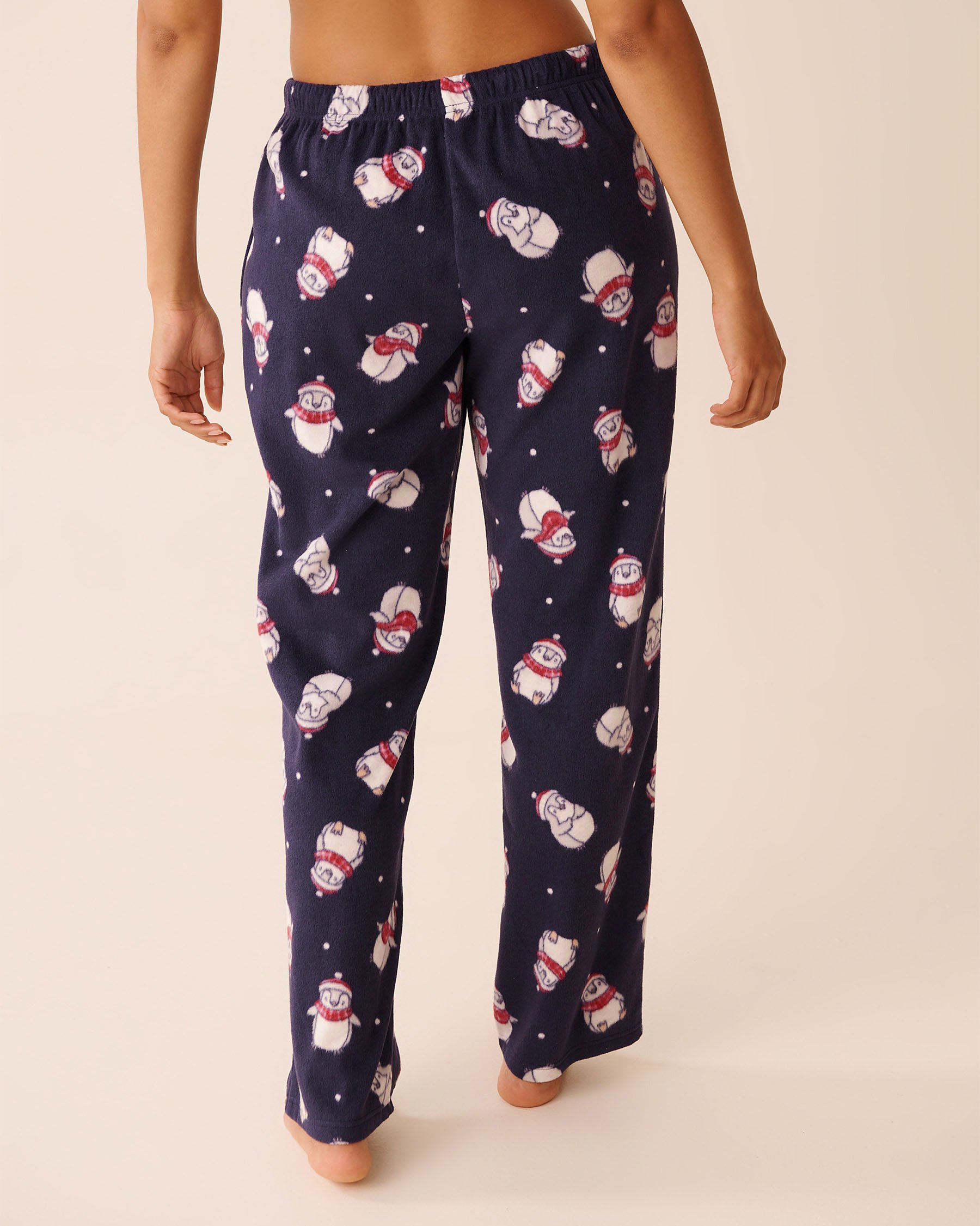 LA VIE EN ROSE Ensemble pyjama en polaire imprimé pingouin Bleu/Pingouins 40400090 - Voir5