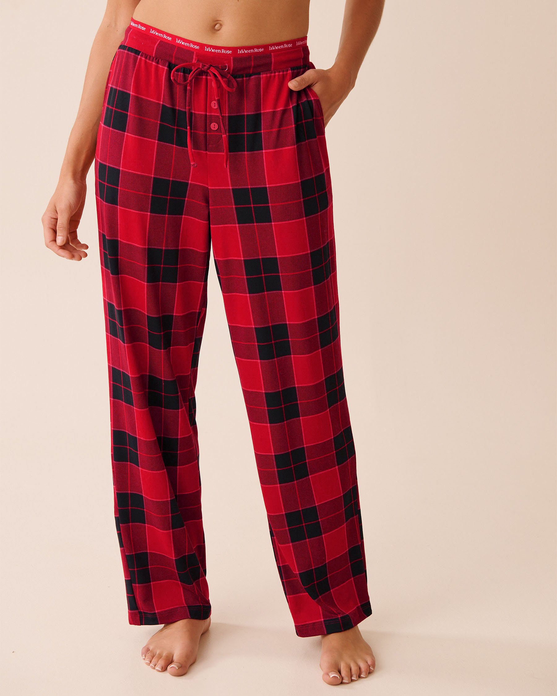 LA VIE EN ROSE Buffalo Plaid Super Soft Pajama Pants Buffalo Plaid 40200800 - View1