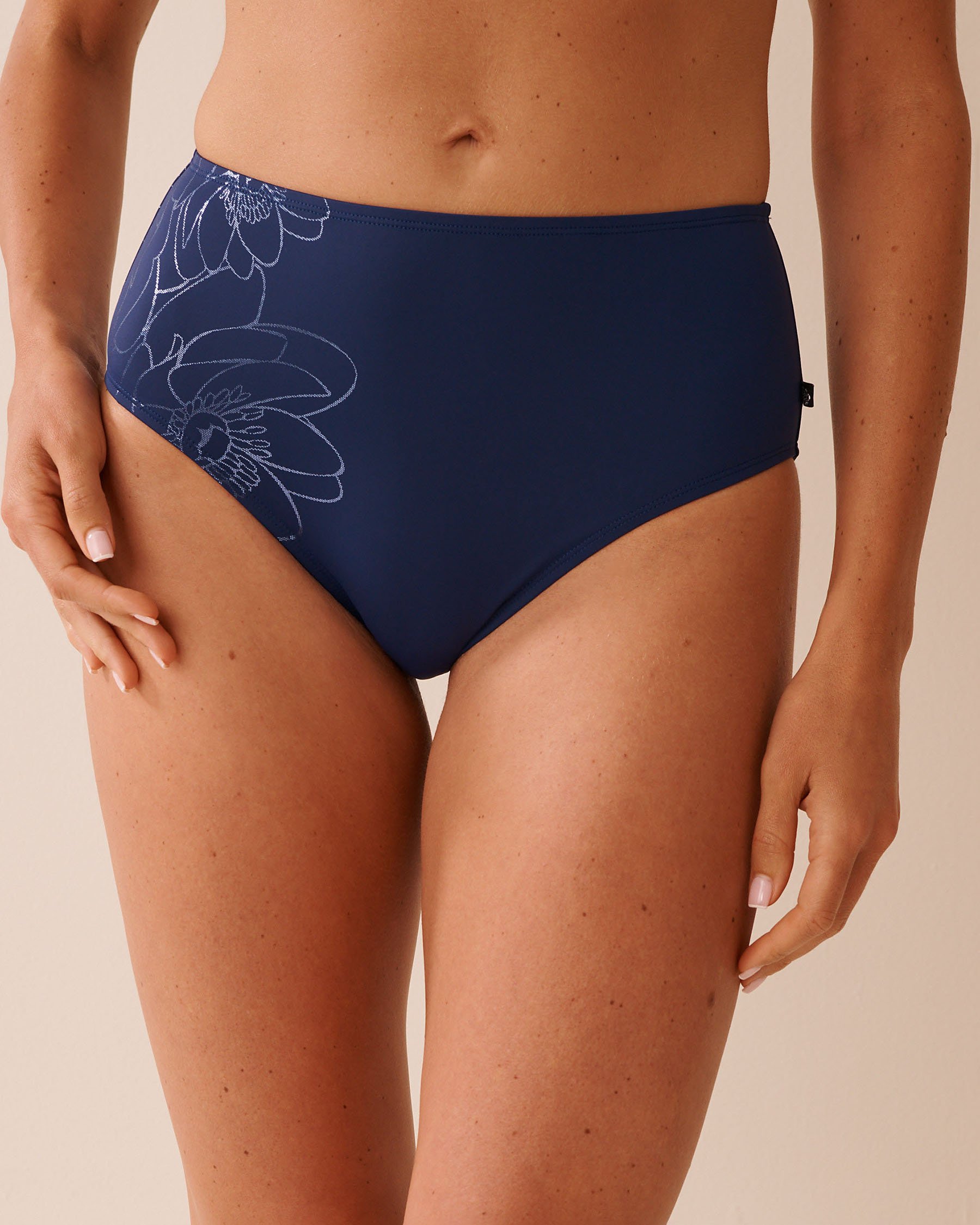 LA VIE EN ROSE AQUA MOONLIGHT BLOOM High Waist Bikini Bottom Moonlight Bloom 70300795 - View1