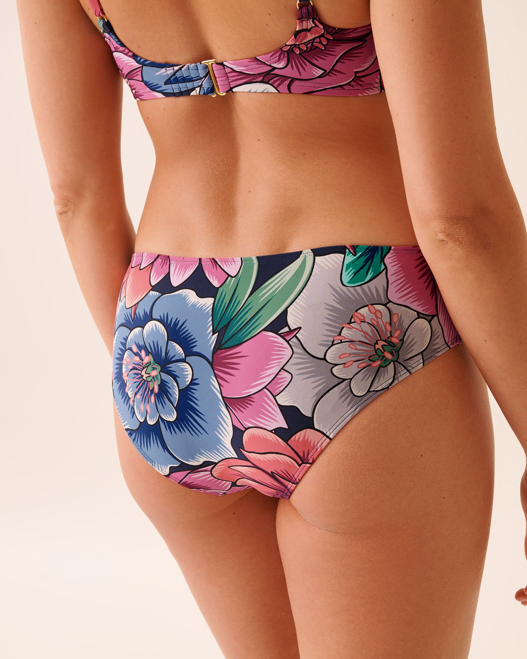 LA VIE EN ROSE AQUA FLORAL POP Hipster Bikini Bottom Floral Pop 70300805 - View2
