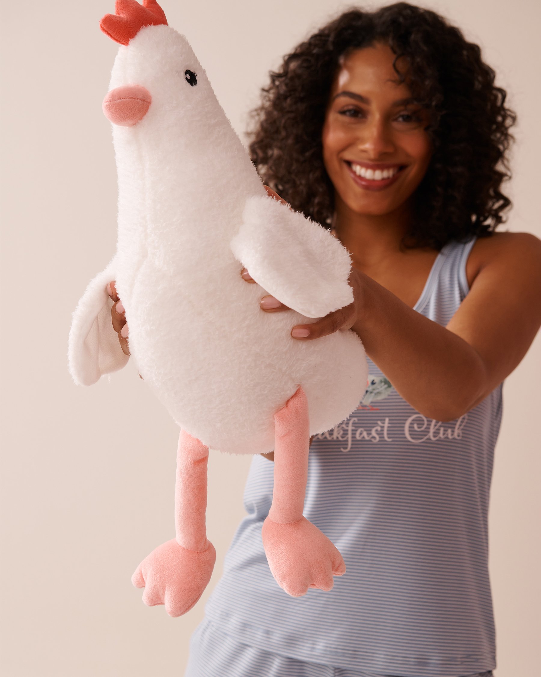 LA VIE EN ROSE Stuffed Chicken White 40700380 - View3