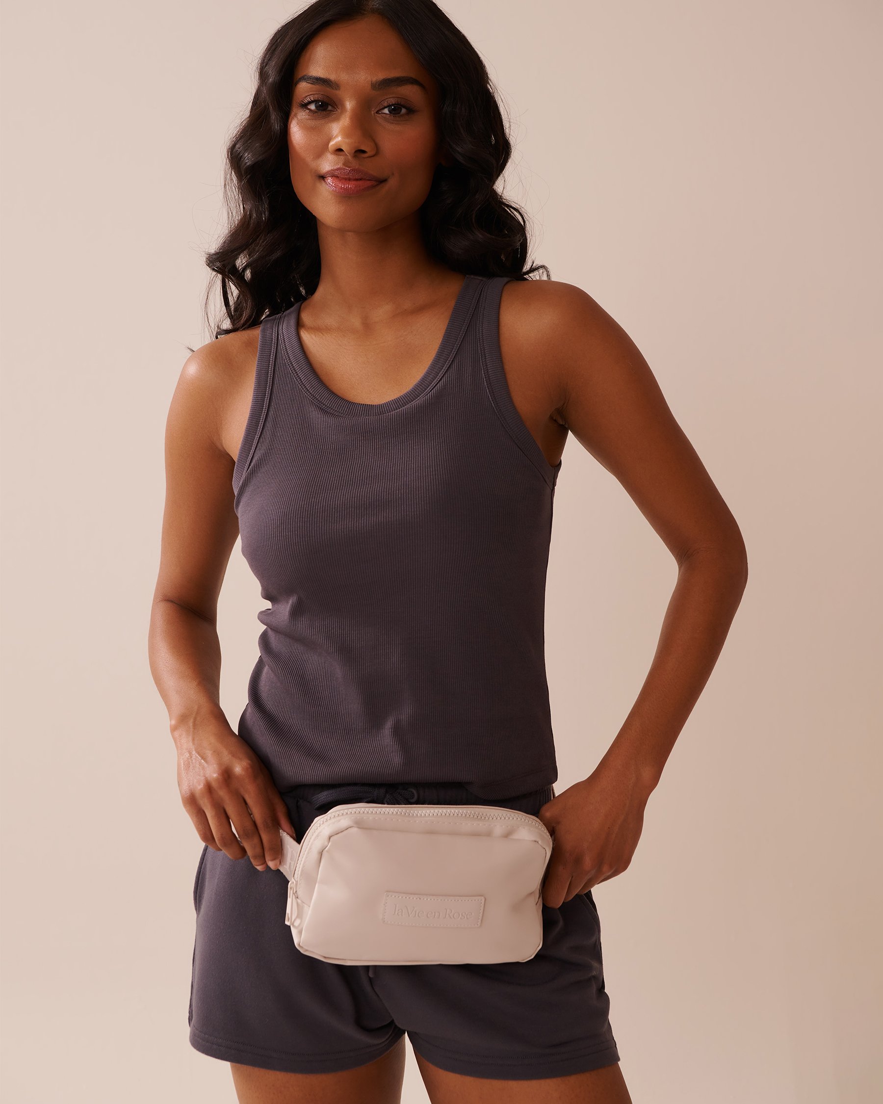 LA VIE EN ROSE Belt Bag Light Beige 40700391 - View5