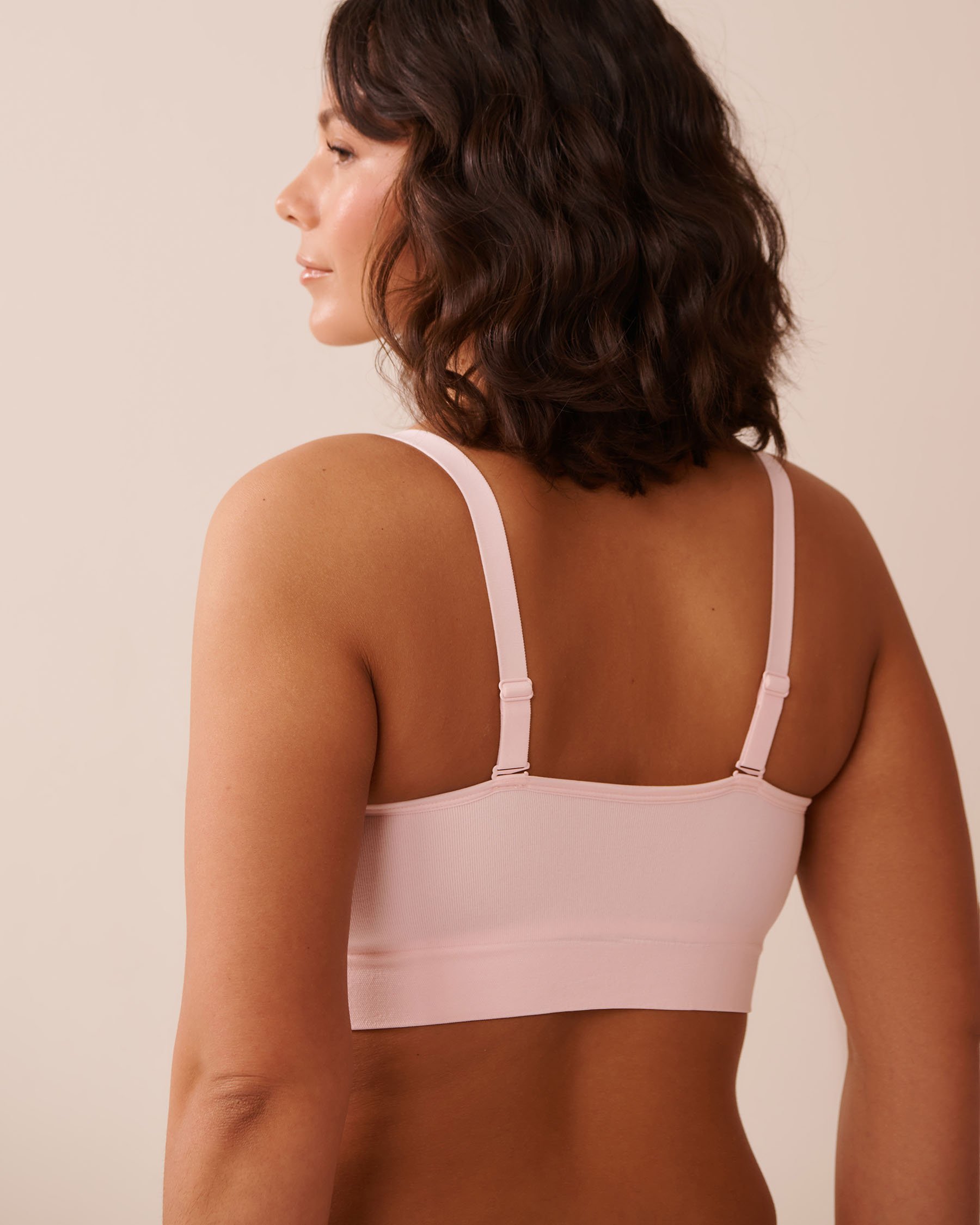 LA VIE EN ROSE Convertible Bandeau Seamless Bra Pink 10200507 - View3