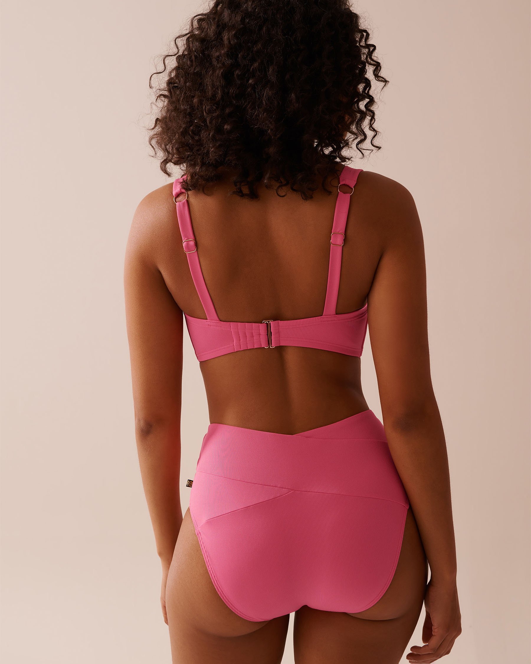 LA VIE EN ROSE AQUA DRAGON FRUIT Recycled Fibers D Cup Balconette Bikini Top Dragon Fruit 70200166 - View2