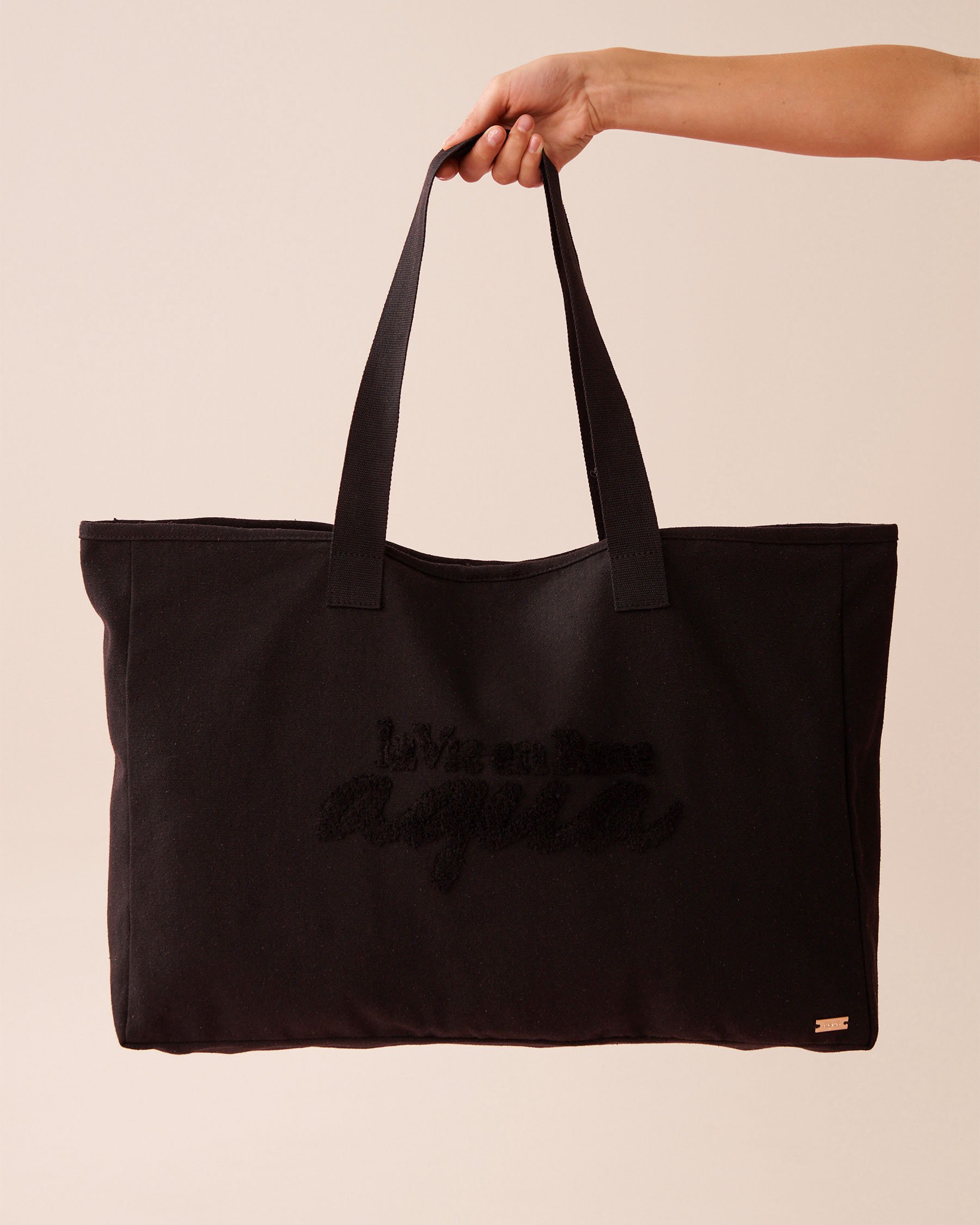 LA VIE EN ROSE AQUA La Vie en Rose Beach Bag Black 80500121 - View1