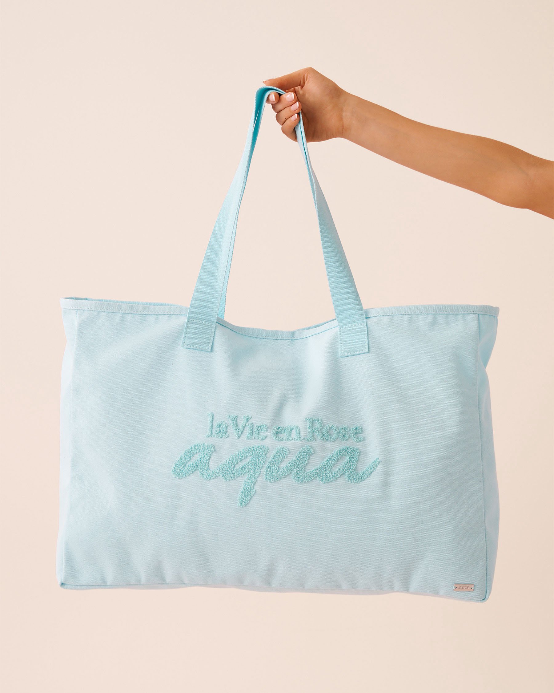 LA VIE EN ROSE AQUA La Vie en Rose Beach Bag Caribbean Sea 80500121 - View1