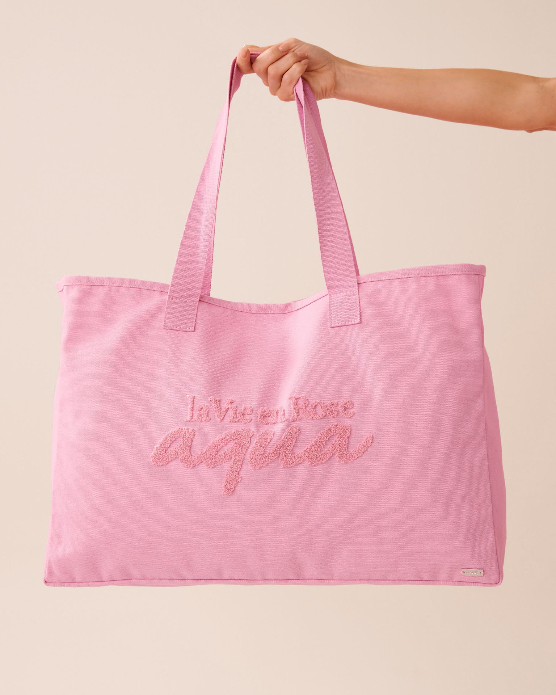 LA VIE EN ROSE AQUA La Vie en Rose Beach Bag Cotton Candy 80500121 - View2