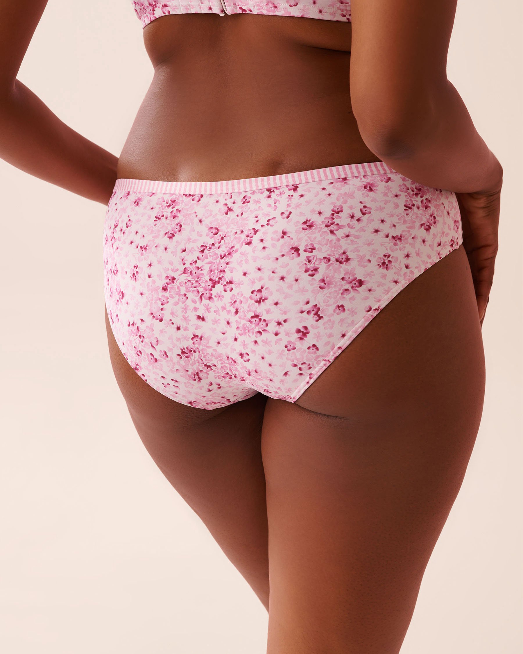 LA VIE EN ROSE AQUA PINK MEADOW Hipster Bikini Bottom Pink Meadow 70300820 - View3