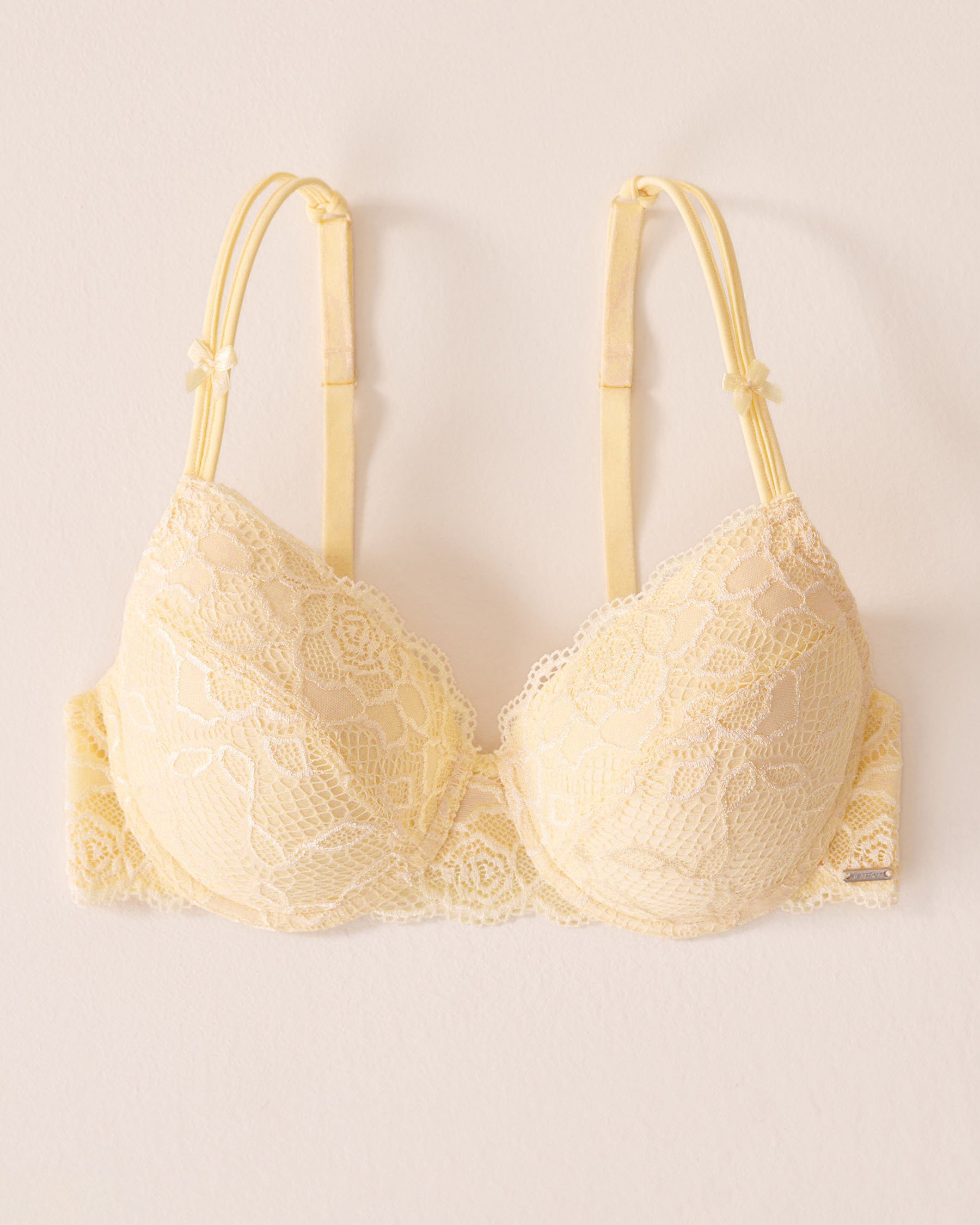 LA VIE EN ROSE Soutien-gorge mastectomie doublure légère Jaune pâle 10200591 - View1