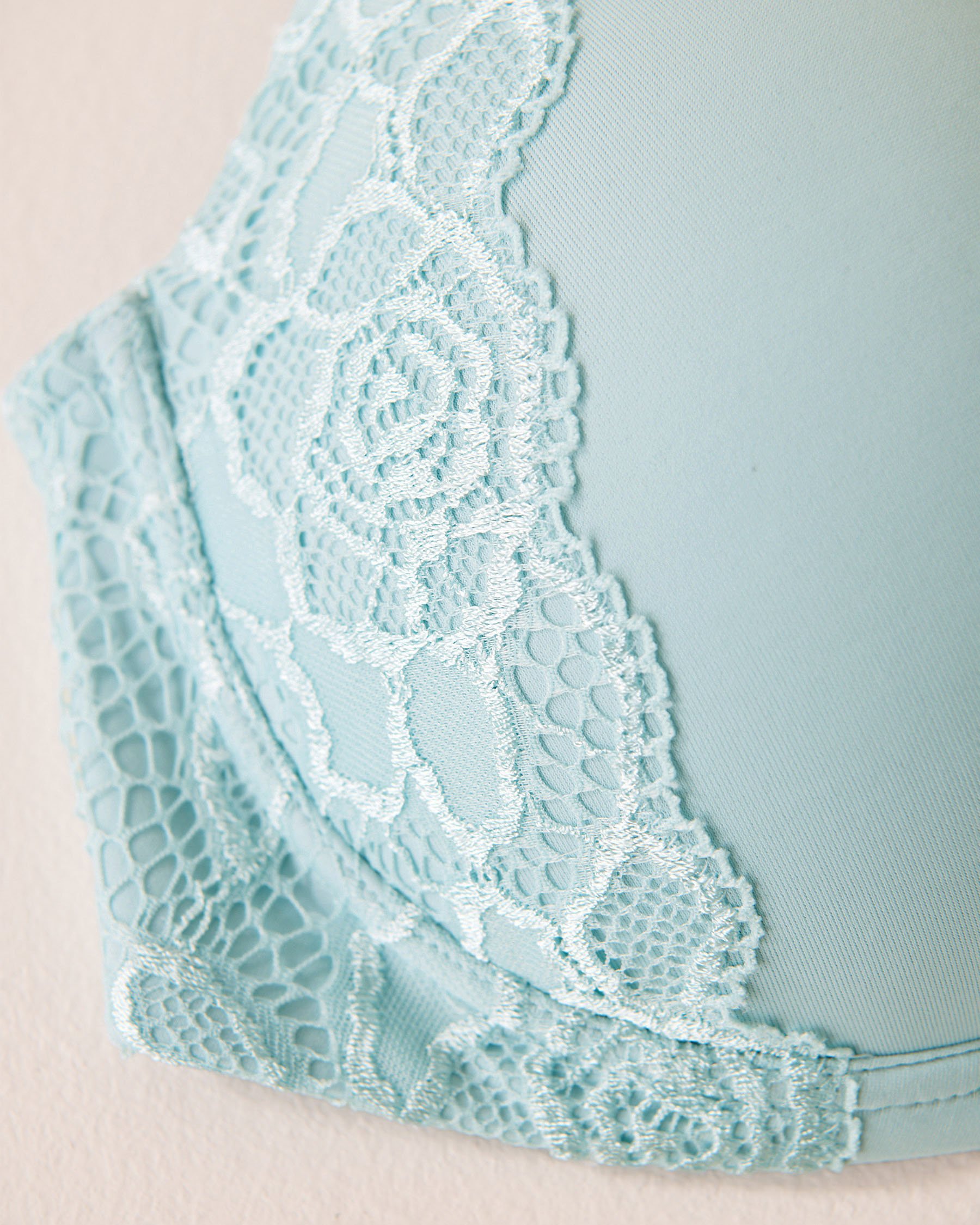 LA VIE EN ROSE Soutien-gorge mastectomie doublure légère sans armatures Bleu pâle 10200592 - Voir3
